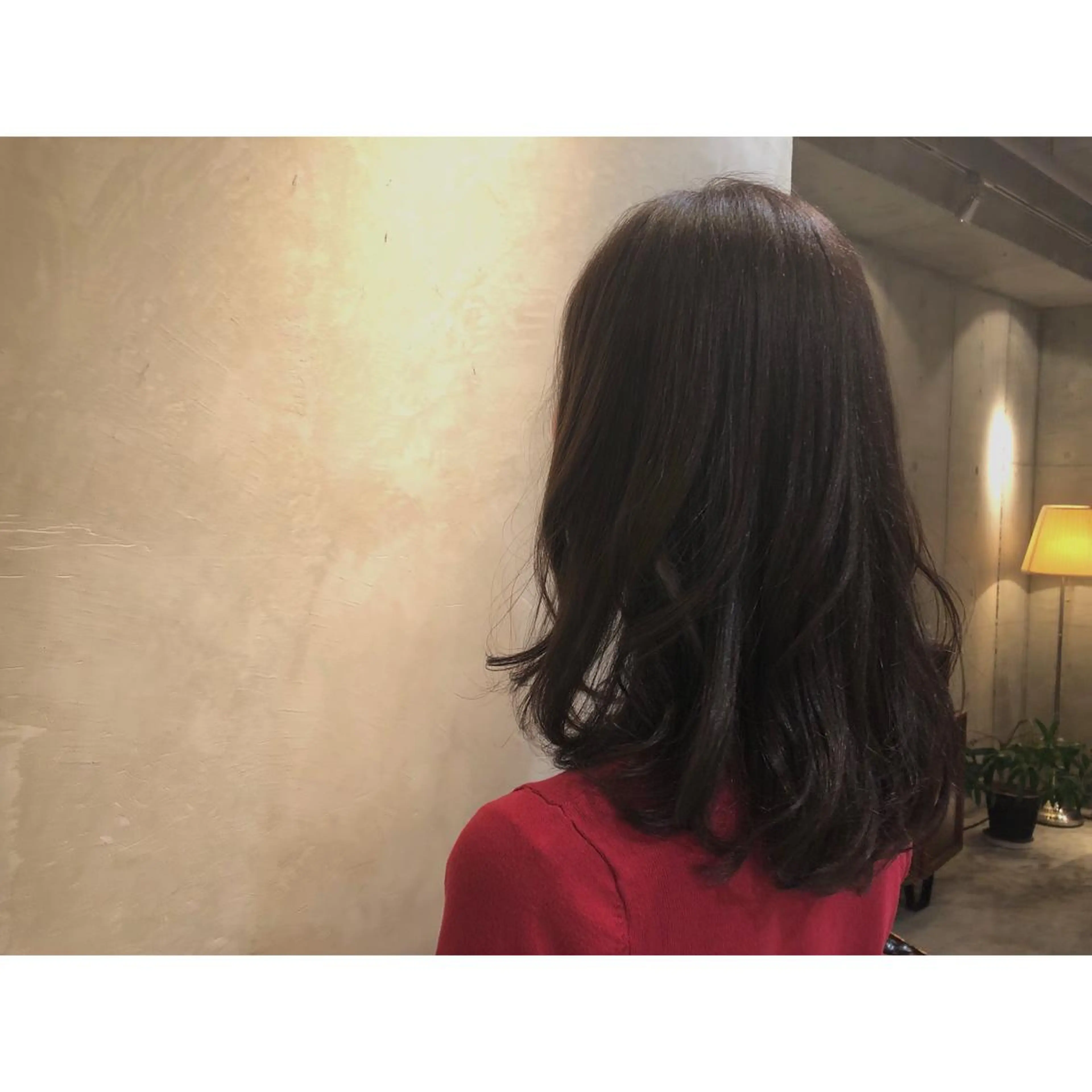 セミロング カラー ヘアアレンジ アディクシーカラー ツヤ美髪💐 髪質改善/高山愛来のヘアスタイル