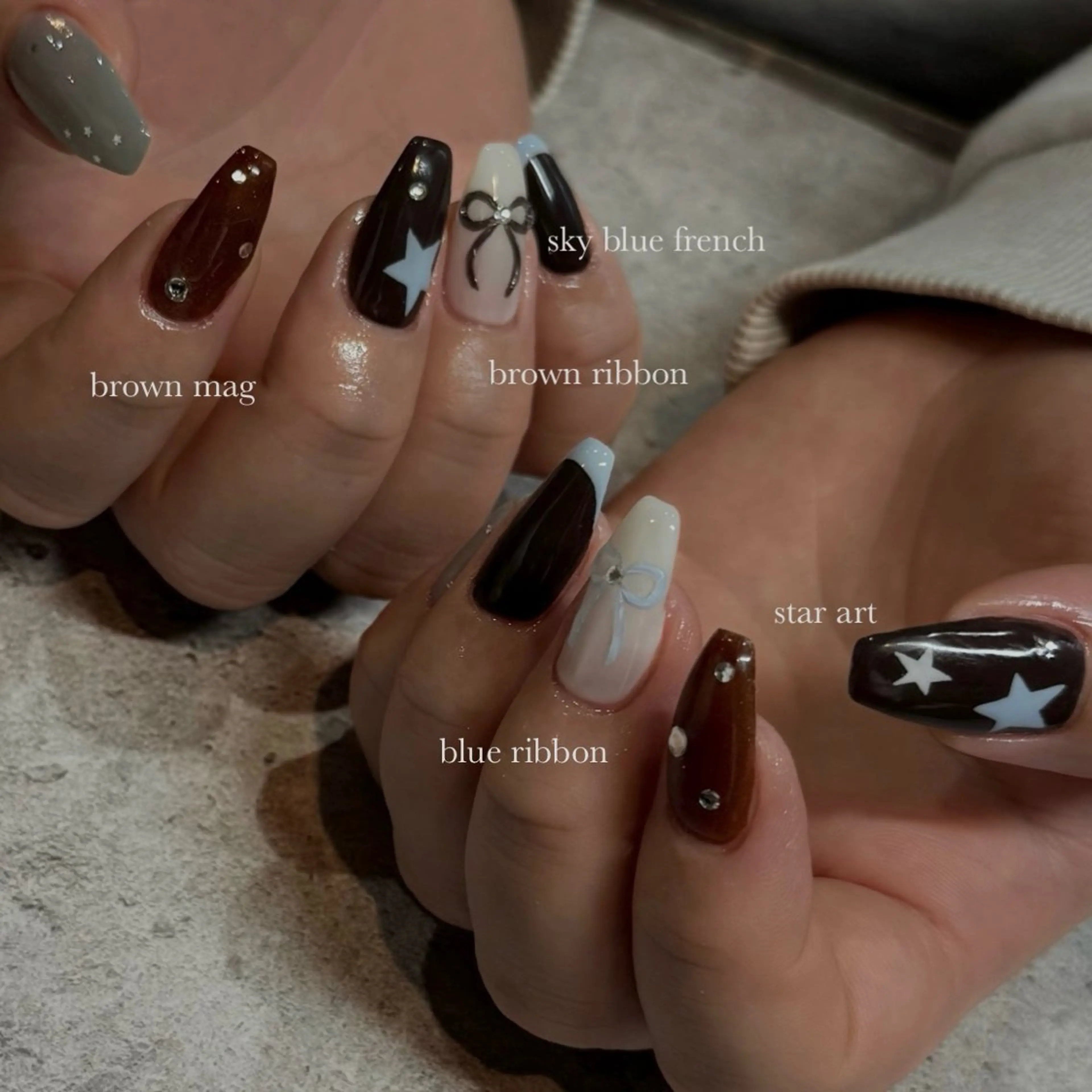 ネイル ハンドネイル Lusso Cocoroのネイルデザイン