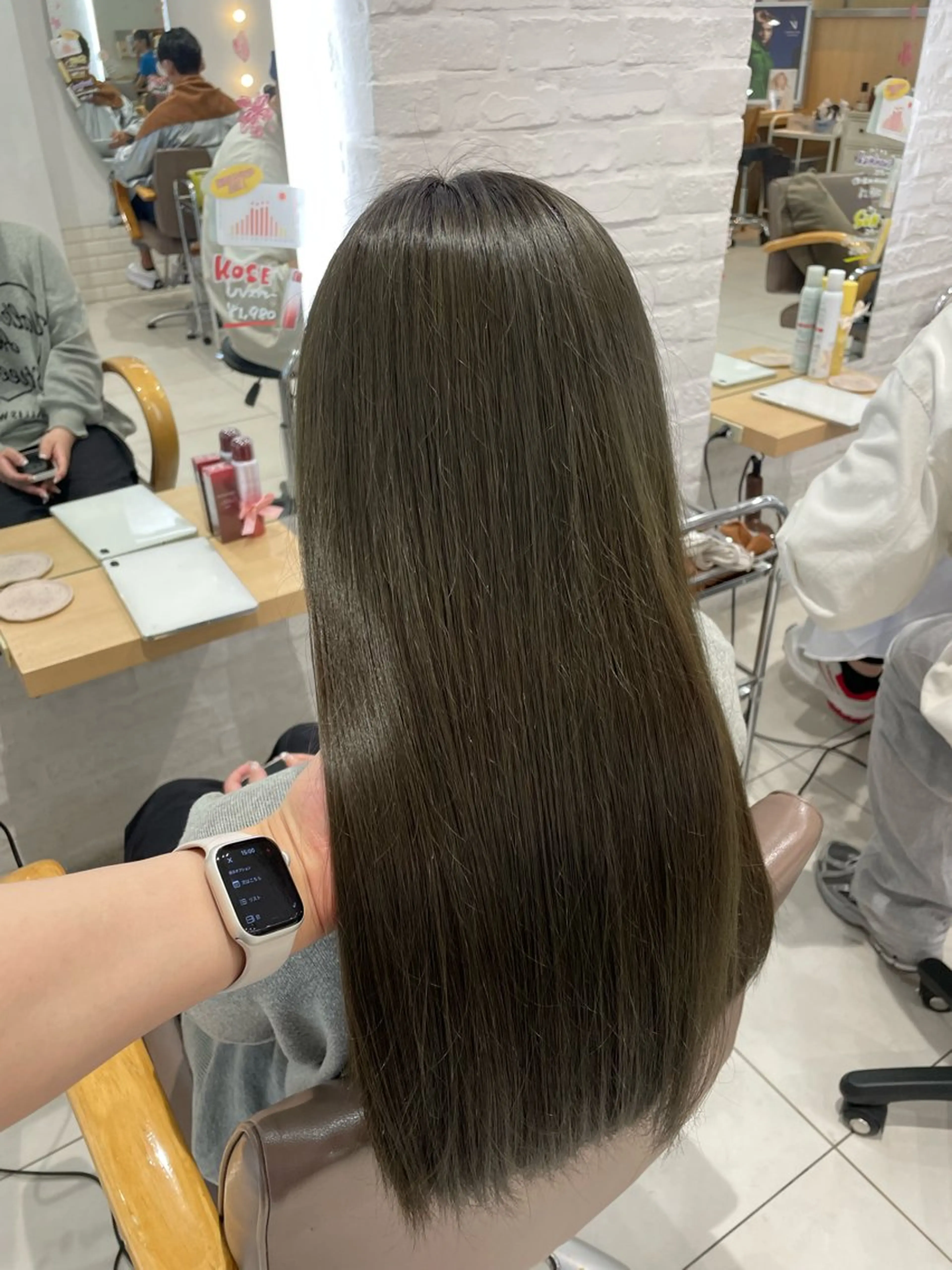 🤍ブリーチなしWカラー+トリートメント🤍の写真