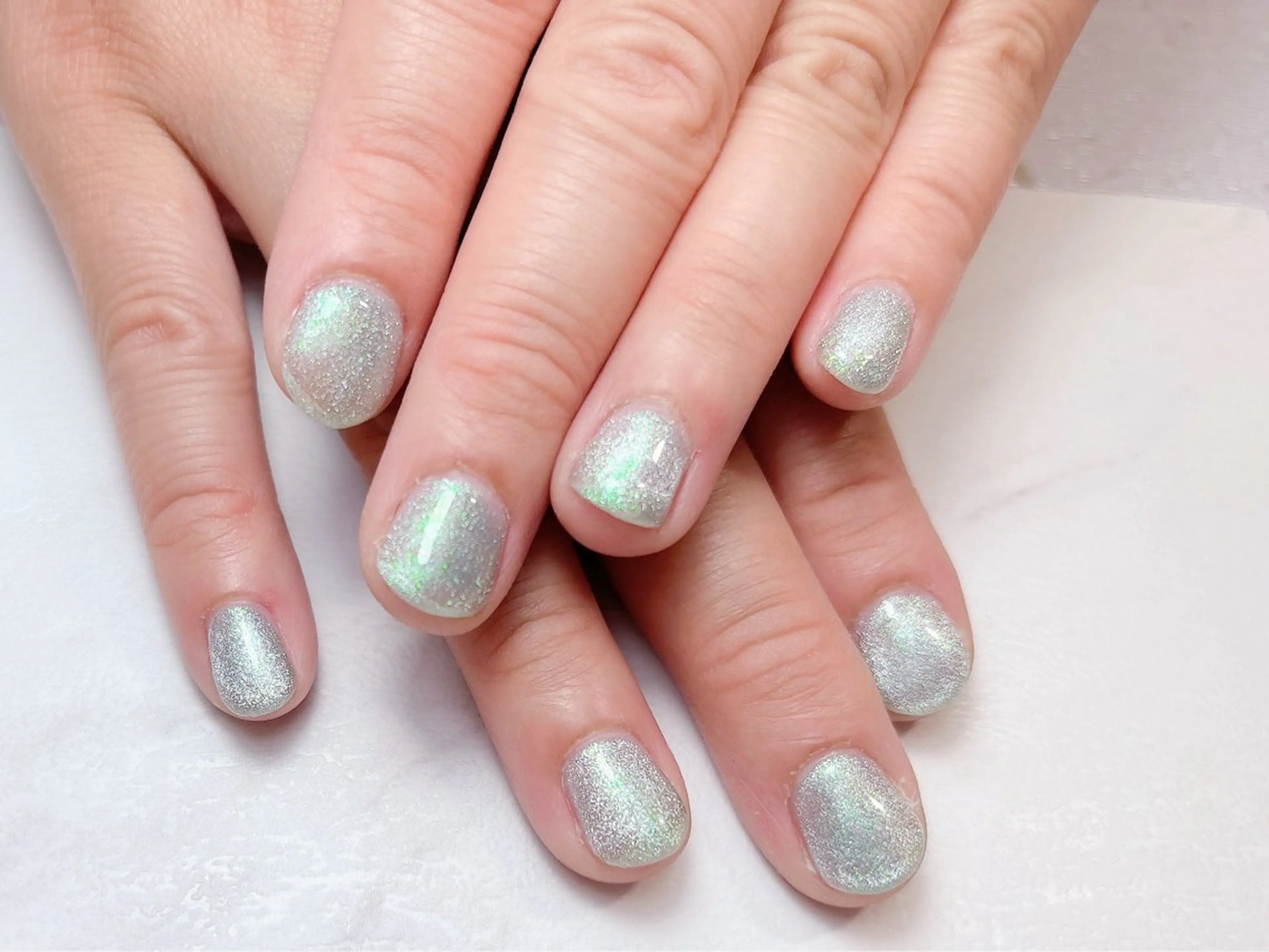 ネイル ブルー マグネットネイル mi hoのネイルデザイン