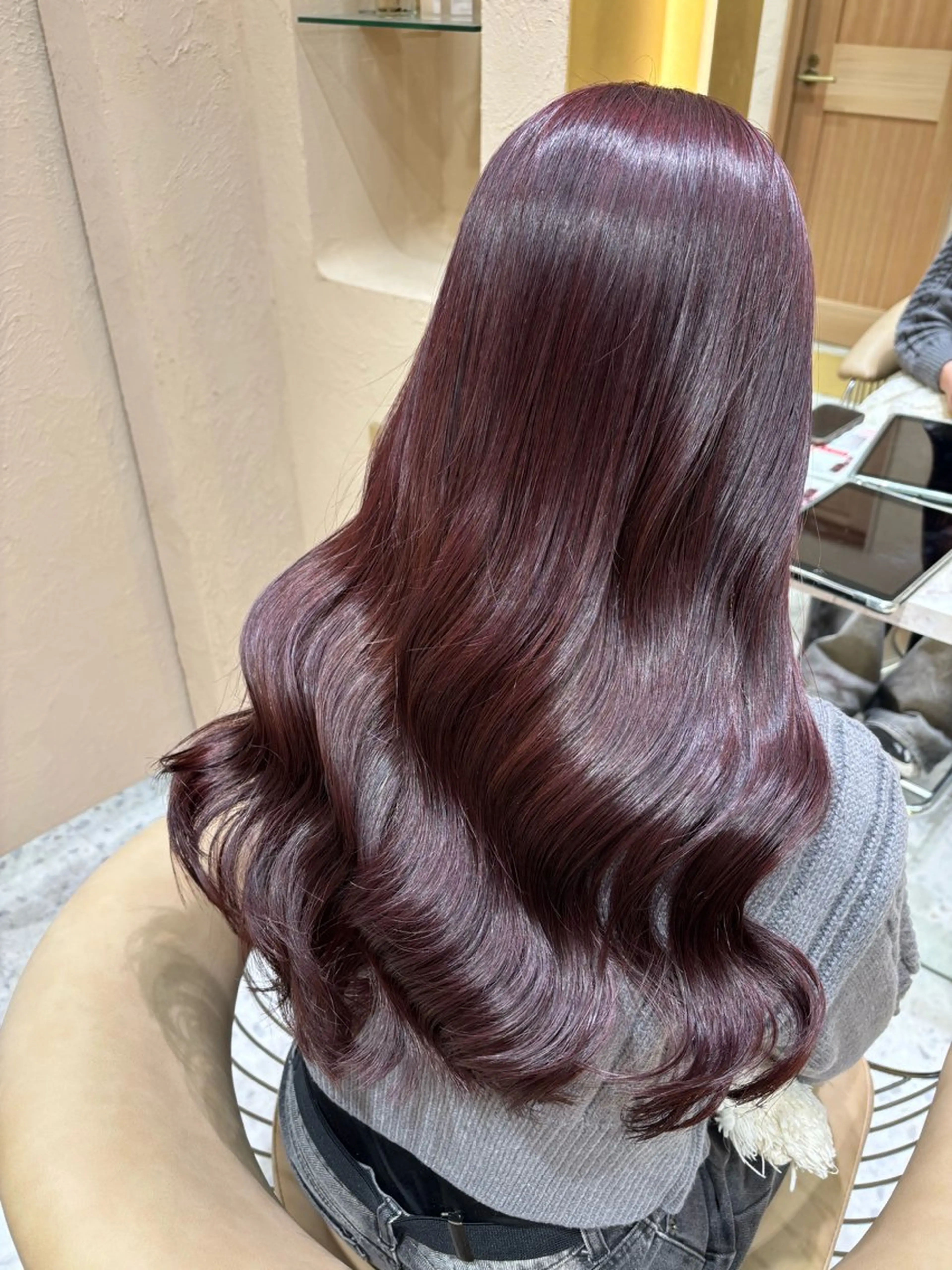 ロング カラー あかね☆ヘアアレンジ /ボブ/縮毛矯正のヘアスタイル