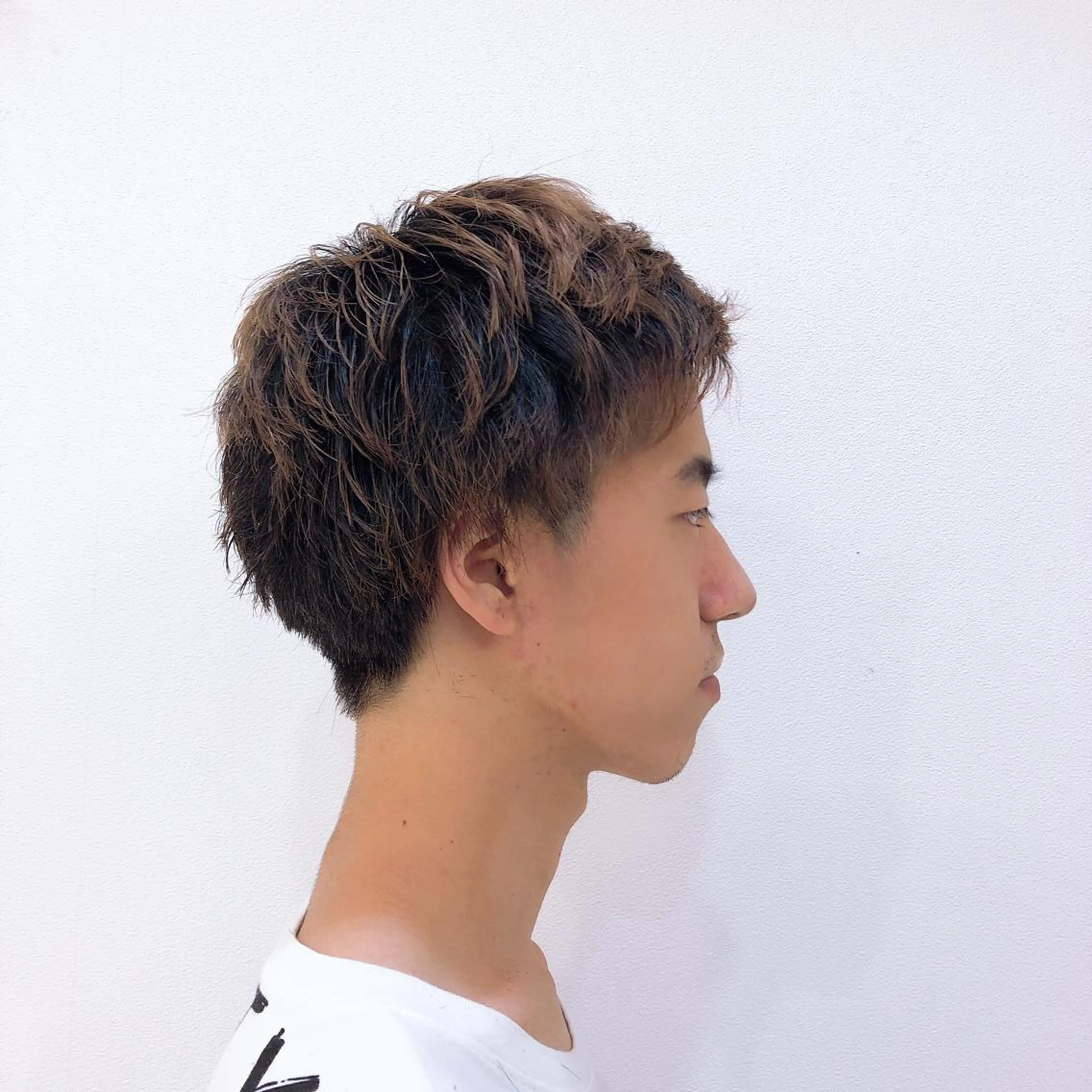 ショート カラー パーマ メンズ リリー /Men's/パーマのヘアスタイル