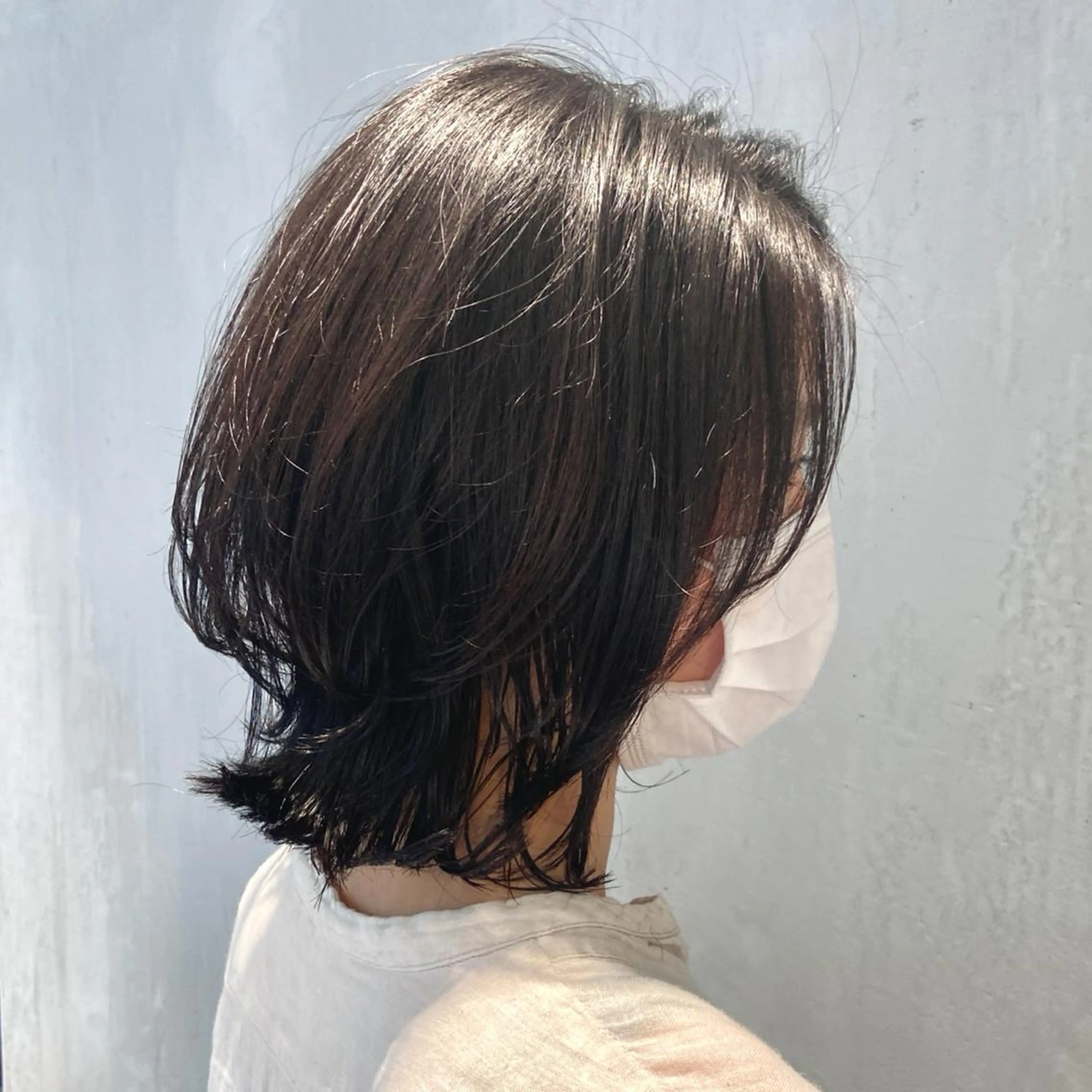 ミディアム カラー ハイライトカラー ハイトーンカラー 卒業式のヘアスタイル ハイライト カット ヘアカラー トリートメント matka白髪ぼかし 大人ヘア/KEIKOのヘアスタイル