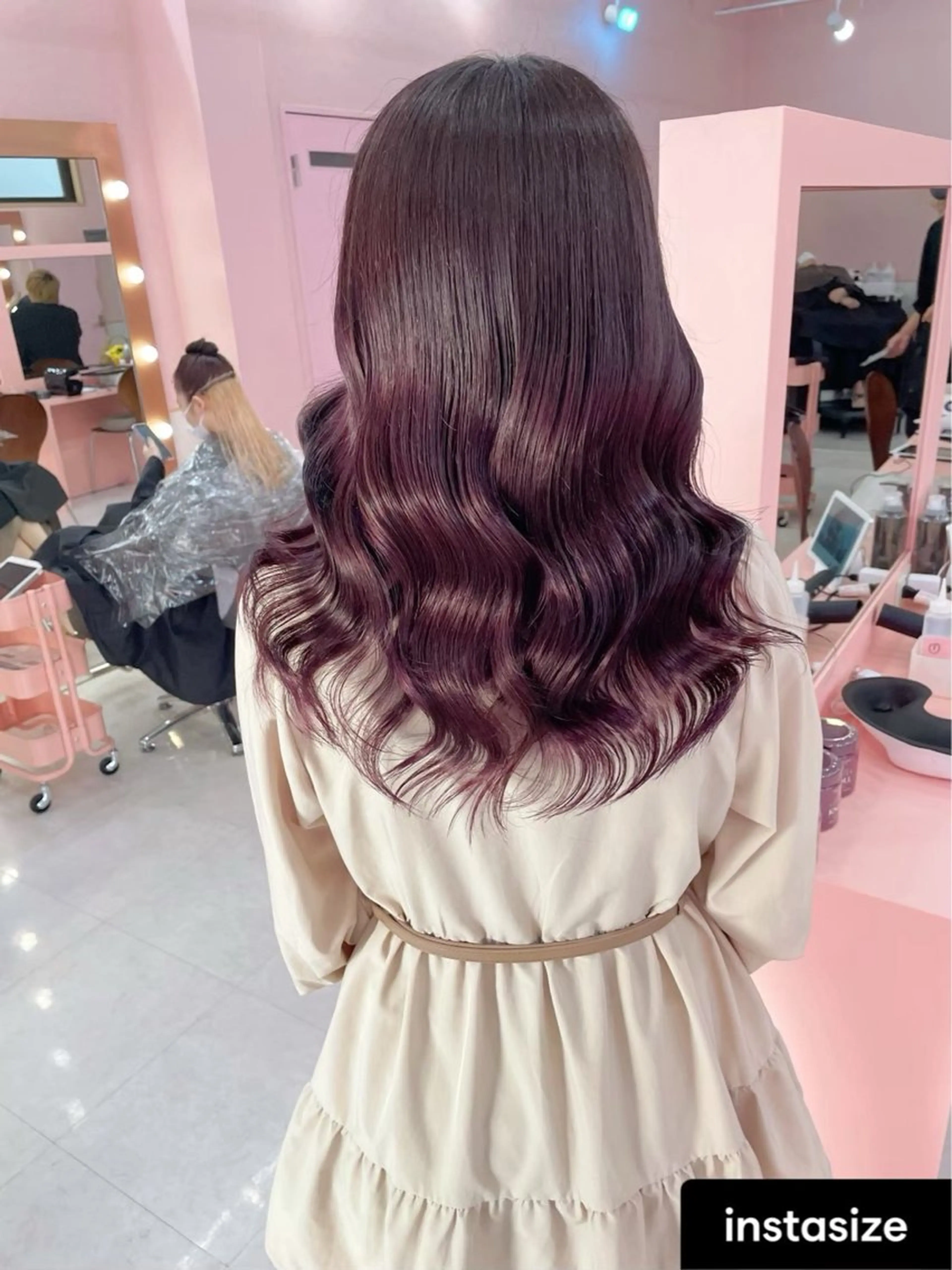 セミロング カラー ヘアカラー トリートメント 🧬MEI/個性派 カラー/派手髪🧬のヘアスタイル