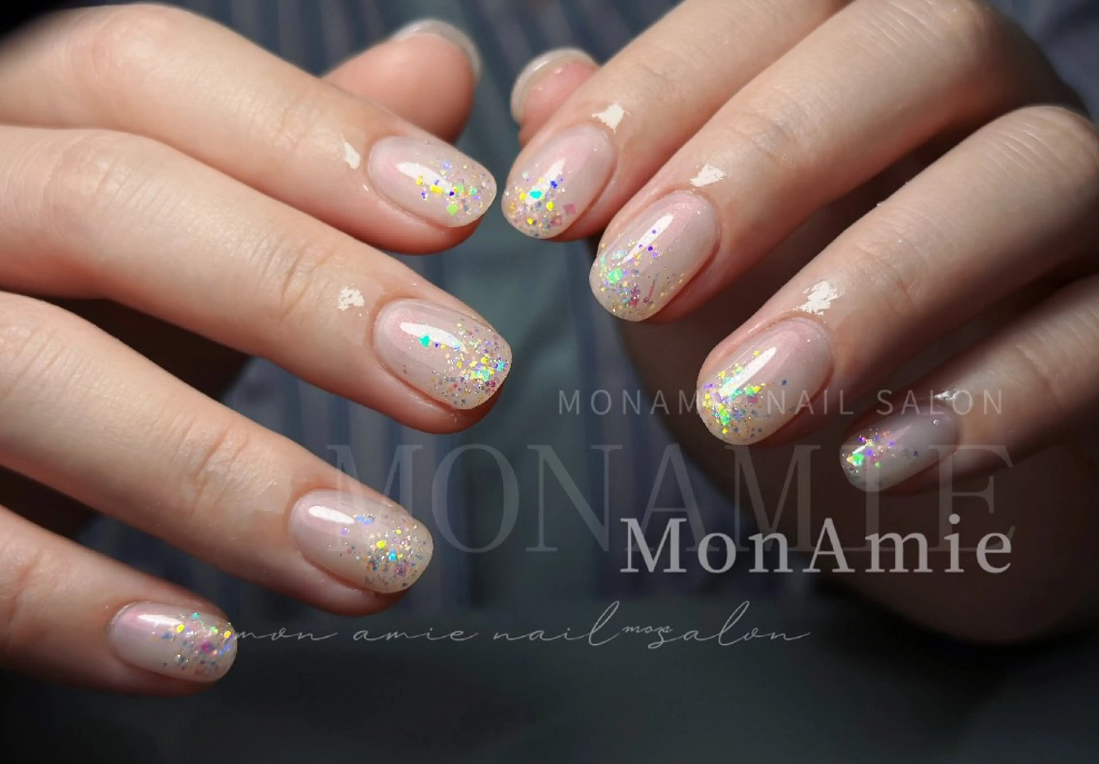 ネイル シンプルネイル ハンドネイル ハンドケア MonAmie NailSalonのネイルデザイン