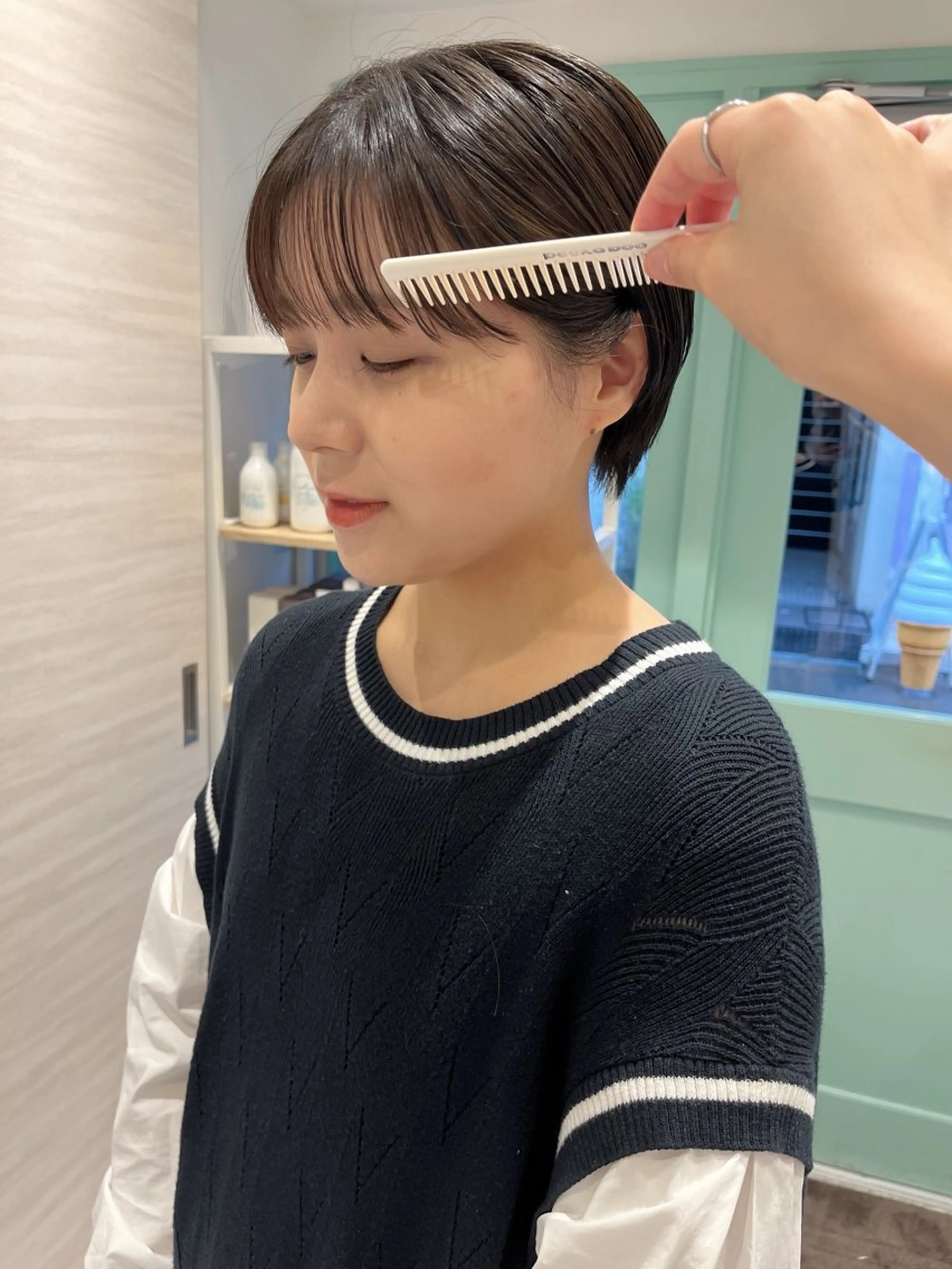 ショート ショートヘア Chiho / 梅田 / ボブ/ パーマのヘアスタイル