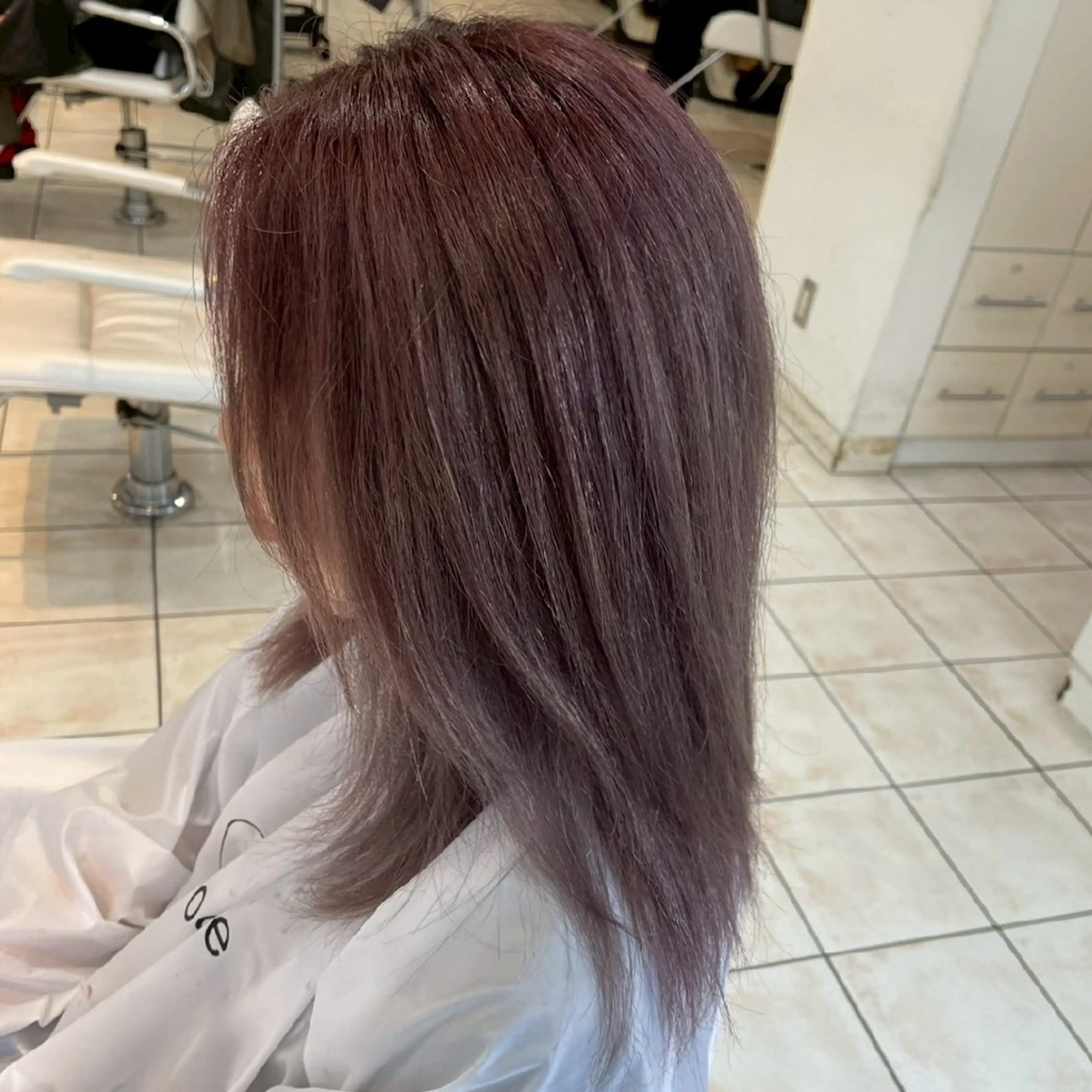 ミディアム カラー 無料モデル募集中🫧 田村 羽夏のヘアスタイル
