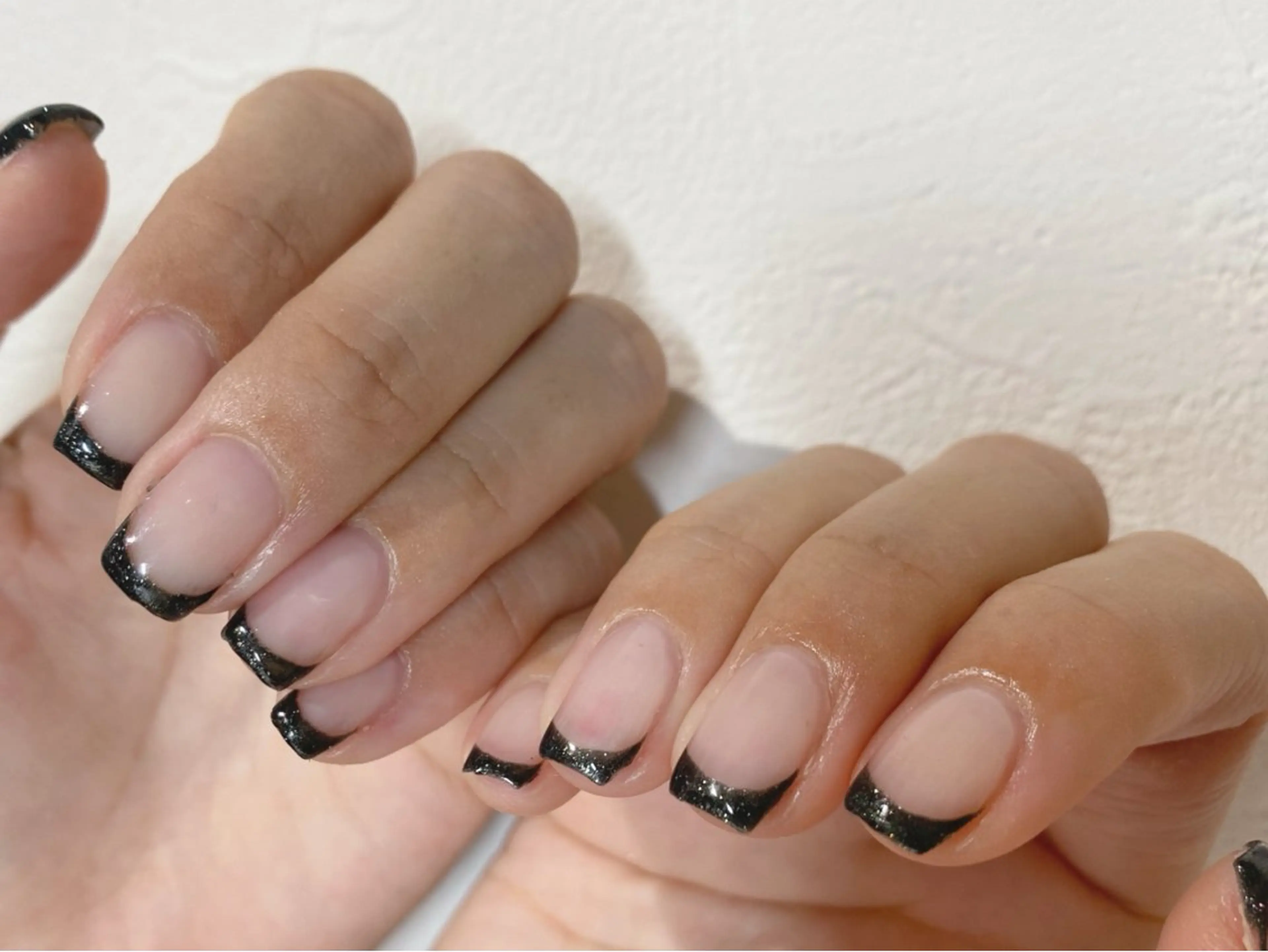 【オフ有】ベースカラー追加も🉑フレンチネイルの写真