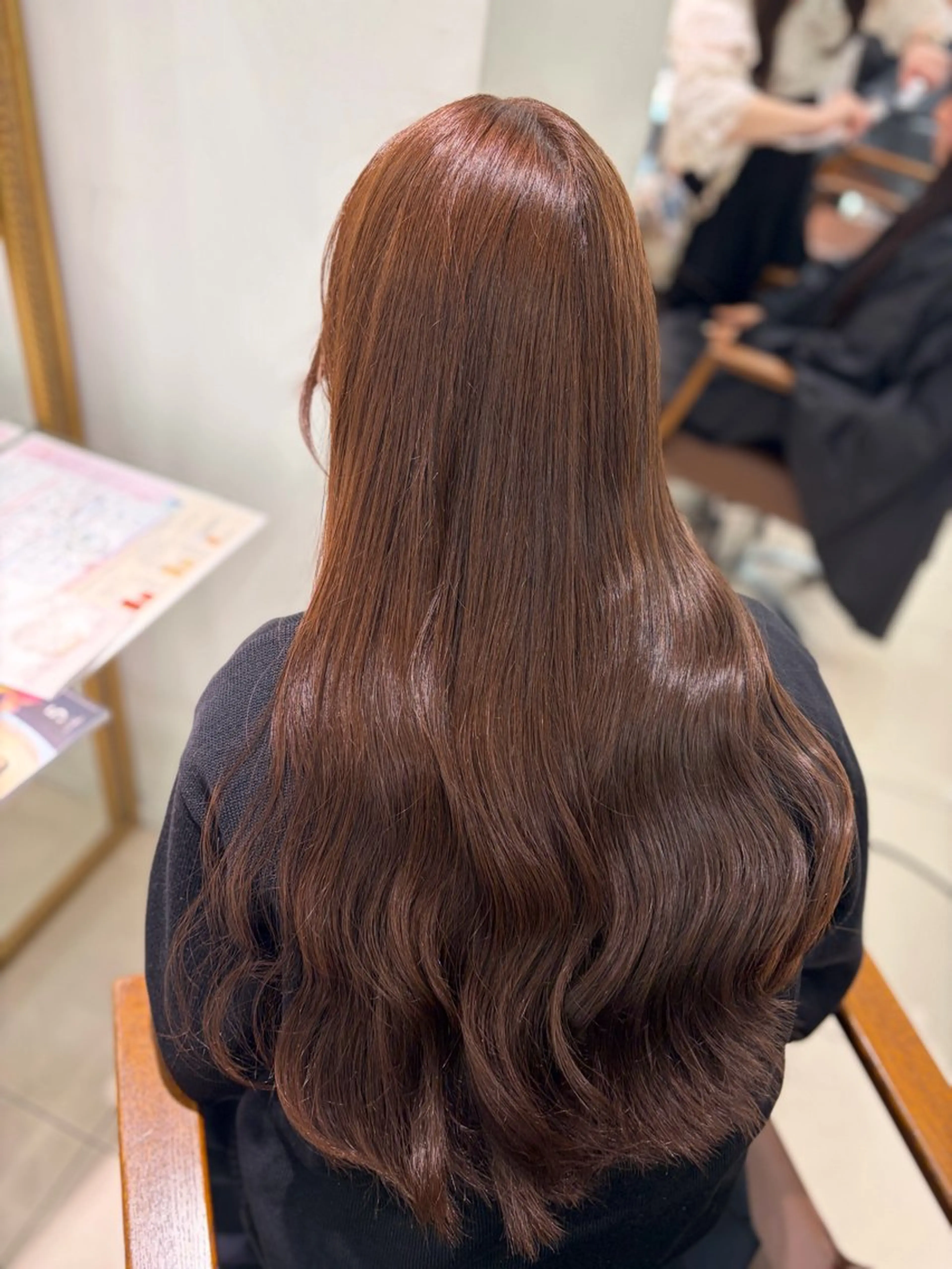 ロング ヘアカラー 巻ける🫧縮毛矯正 💞はな🎀のヘアスタイル