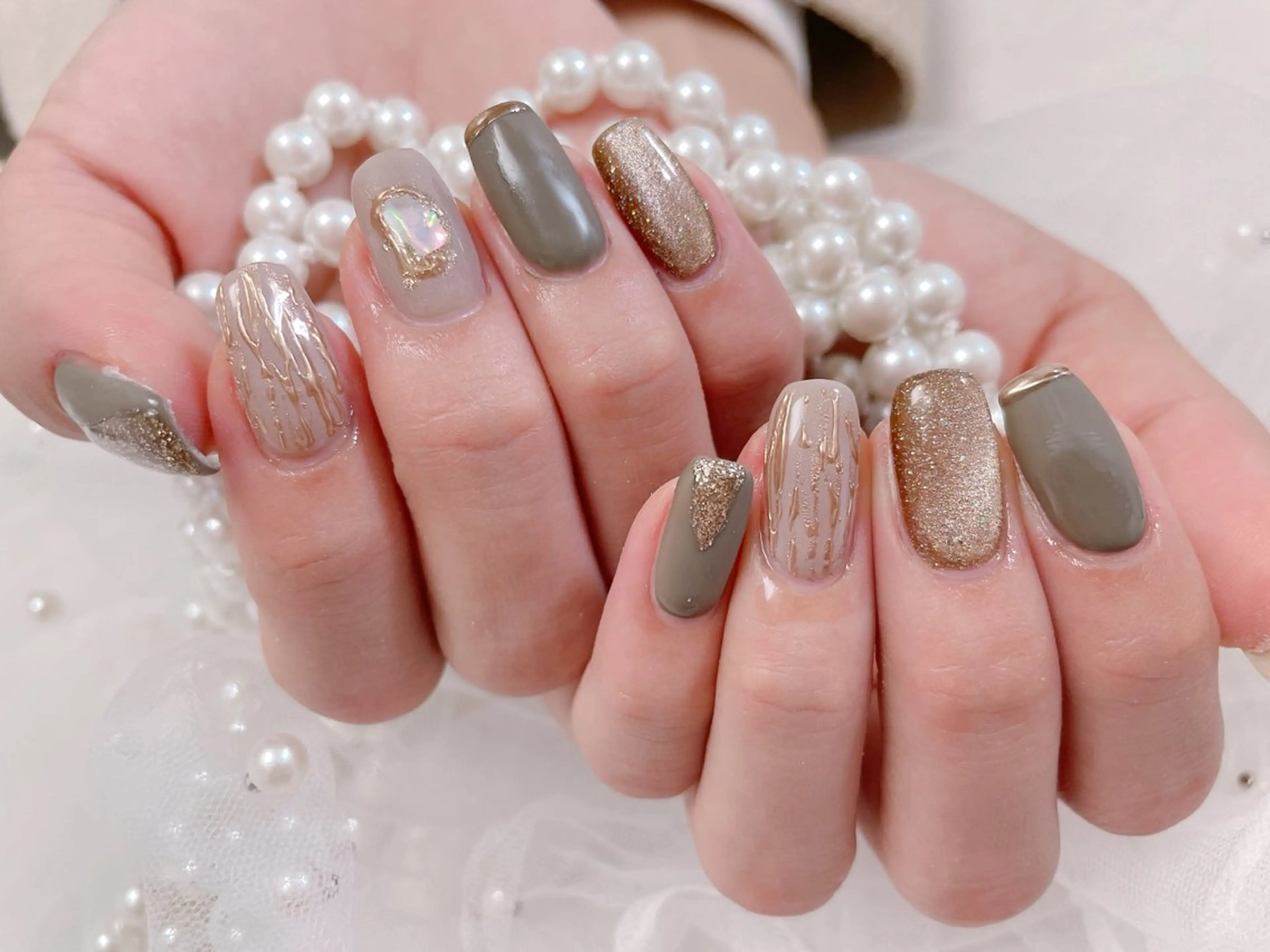 ネイル ハンドネイル ハンドケア ネイルサロンエクラ 🫧Shizukaのネイルデザイン