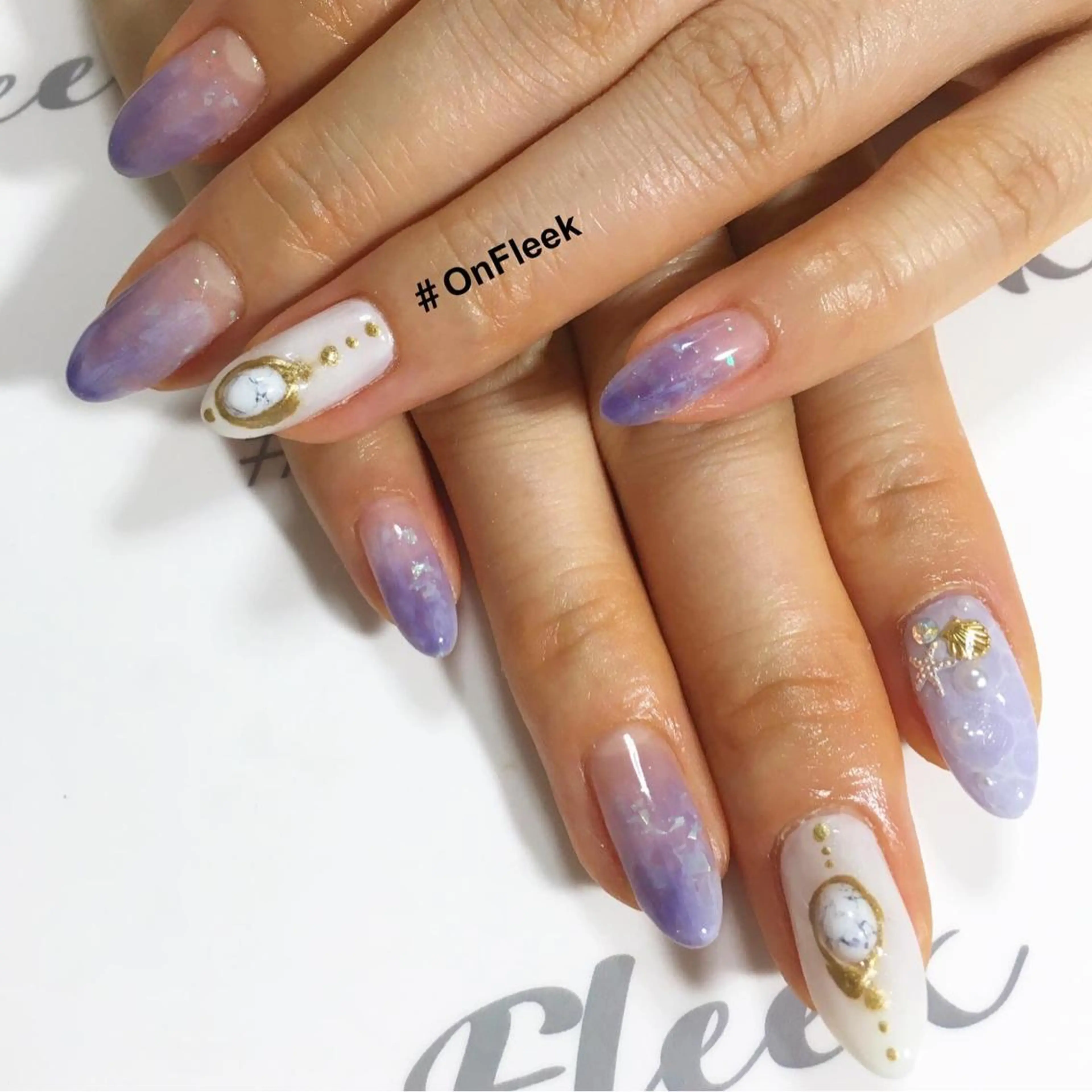 ネイル ハンドネイル NailSalon ＃OnFleekのネイルデザイン
