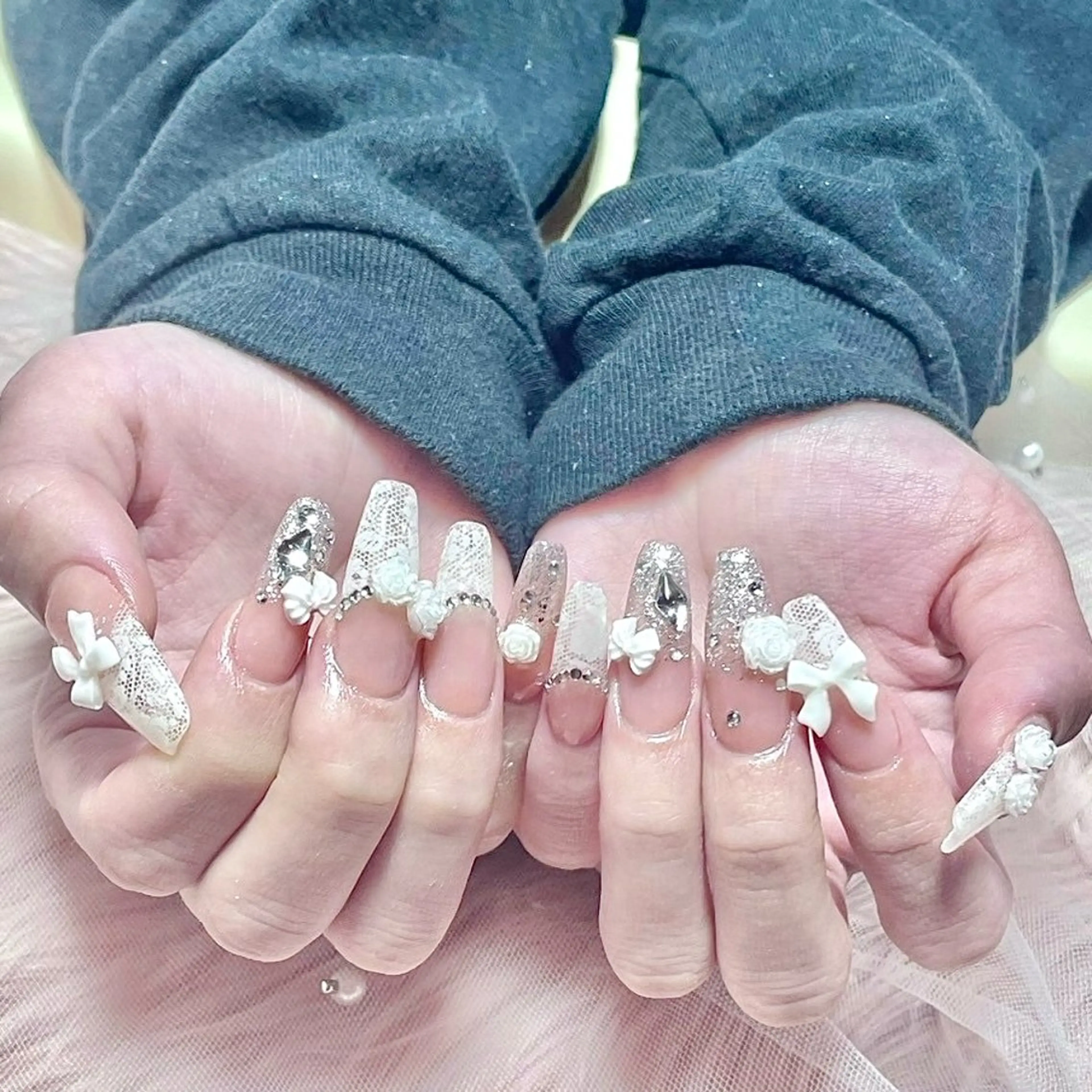 ネイル フットネイル Jr.ネイリスト🤍 【Alissa】新栄のネイルデザイン