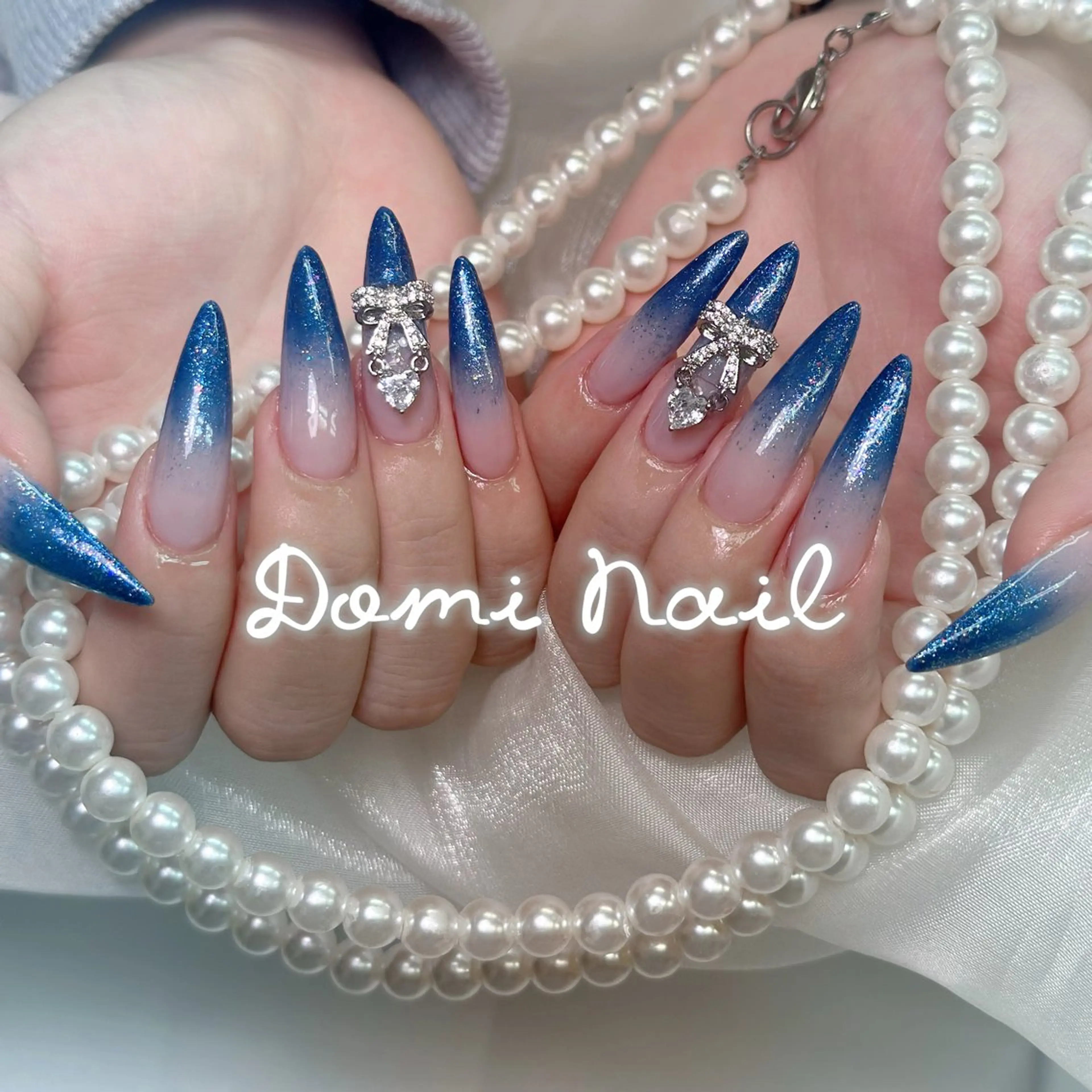 ネイル ロングネイル ハンドネイル Domi Nail Salonのネイルデザイン