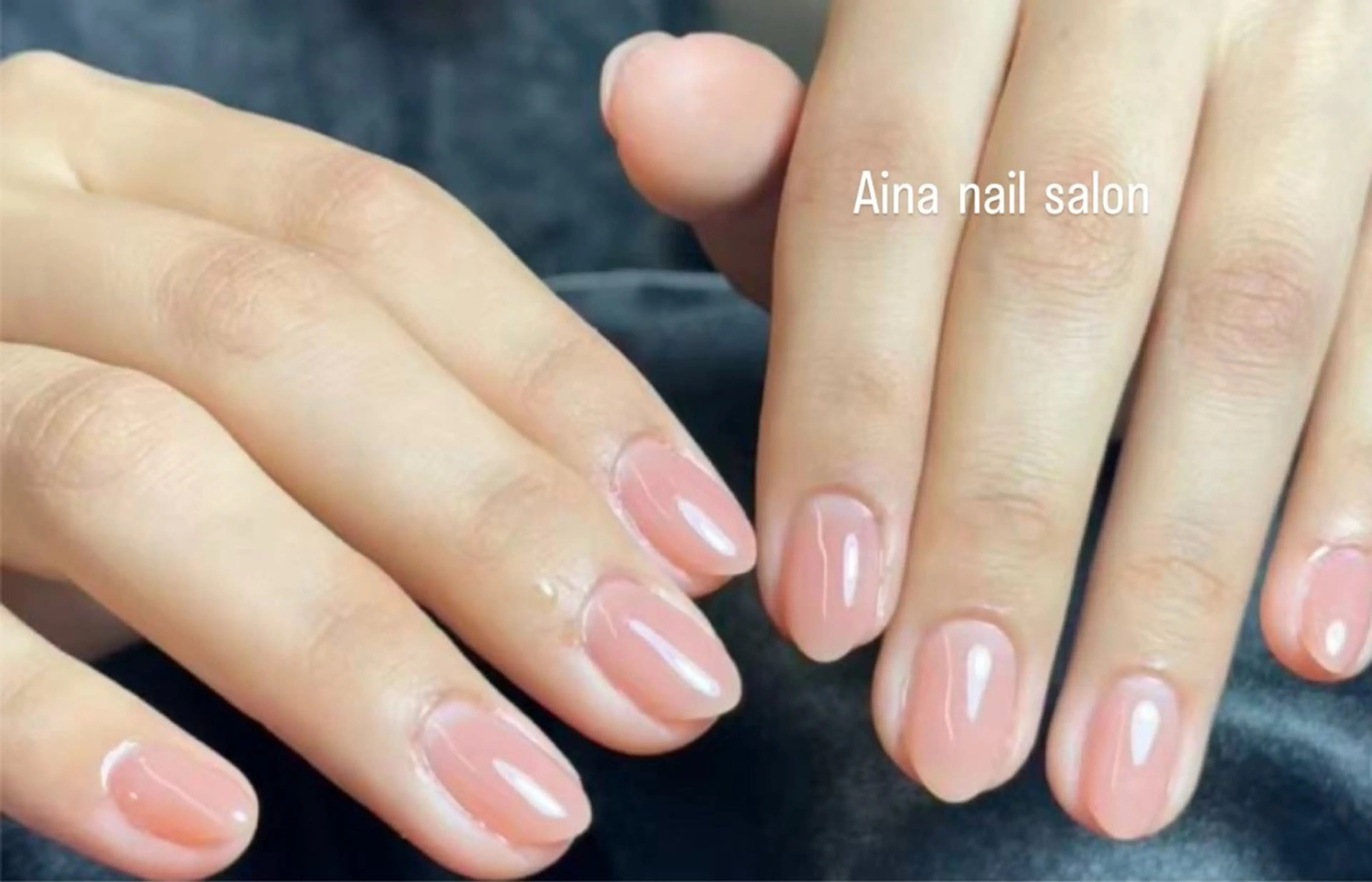 ネイル クリアネイル ジェルネイル オフィスネイル Aina nail salonのネイルデザイン