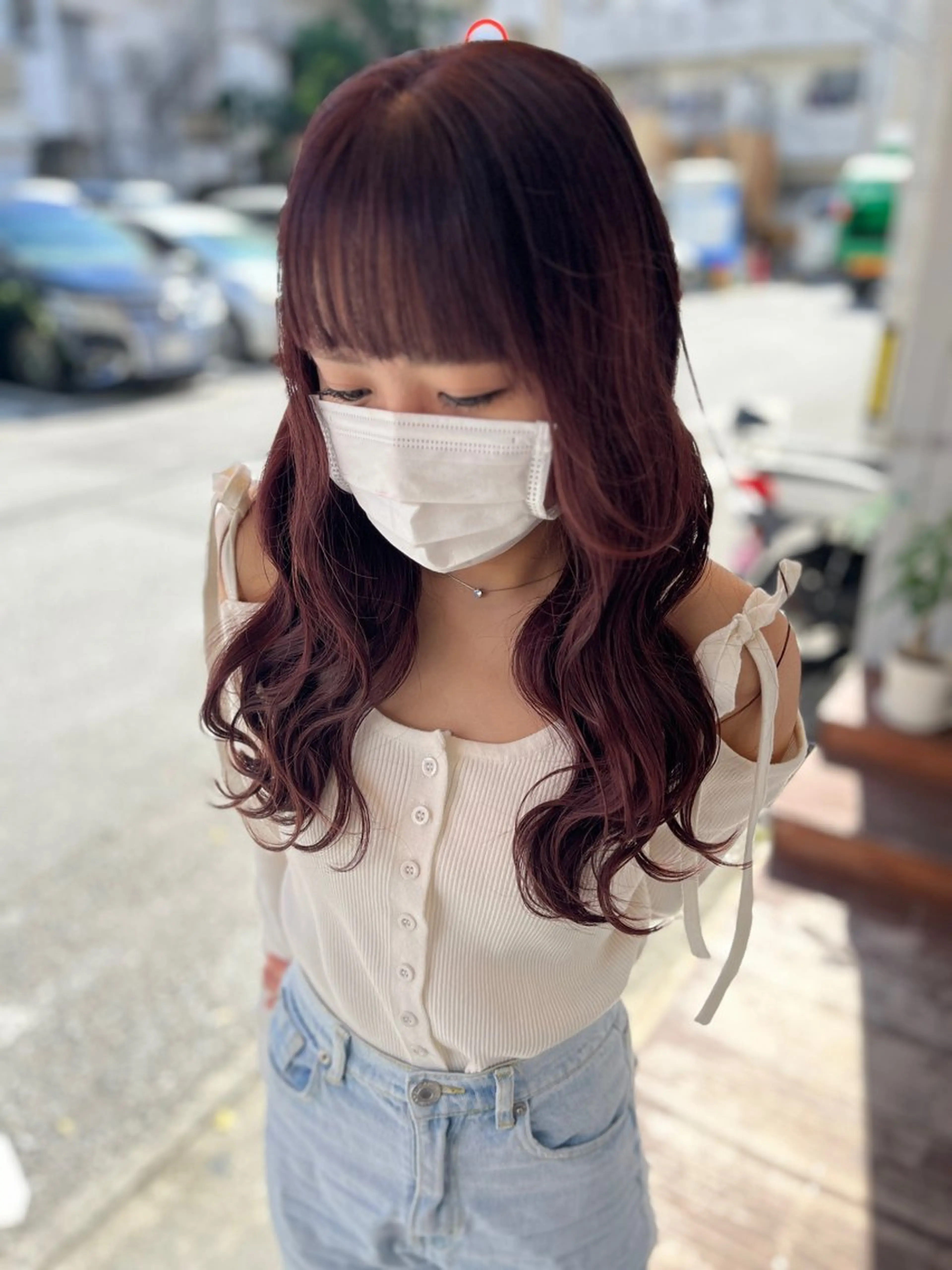 ロング miloc naha ナナカのヘアスタイル
