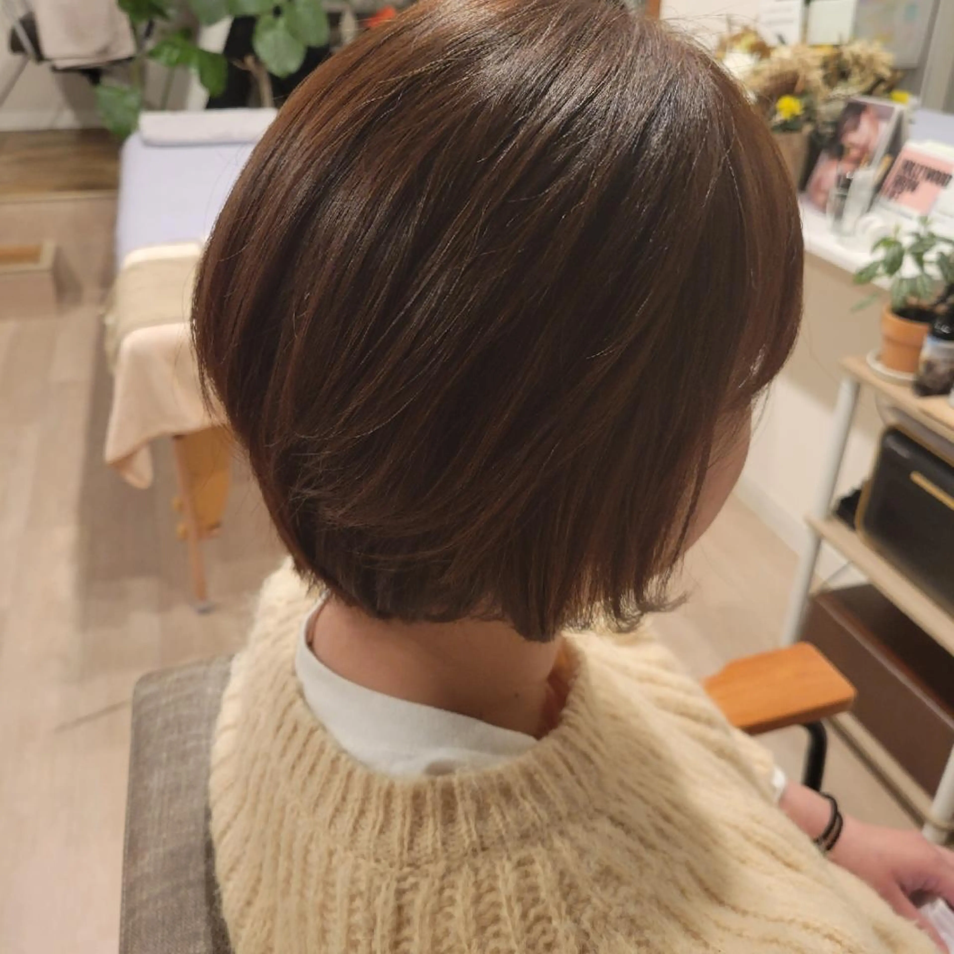 ショート カラー ショートボブ ボブ ショートヘア カット ヘアカラー Coumi 女性専用美容室のヘアスタイル