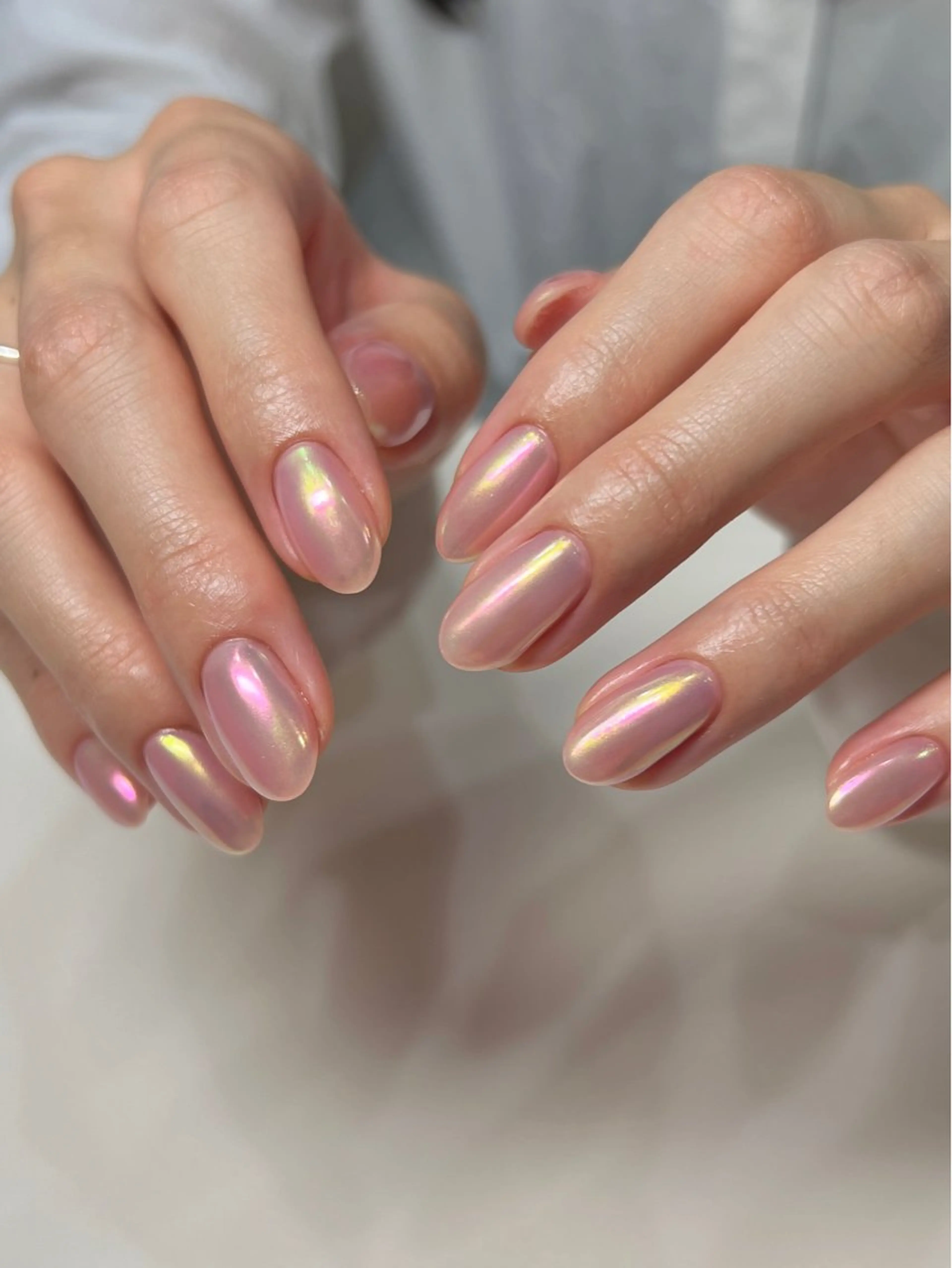 ネイル アートネイル オーロラネイル ミラーネイル 持ち込み ハンドネイル REHTOF ｜朝7時Open☀️のネイルデザイン