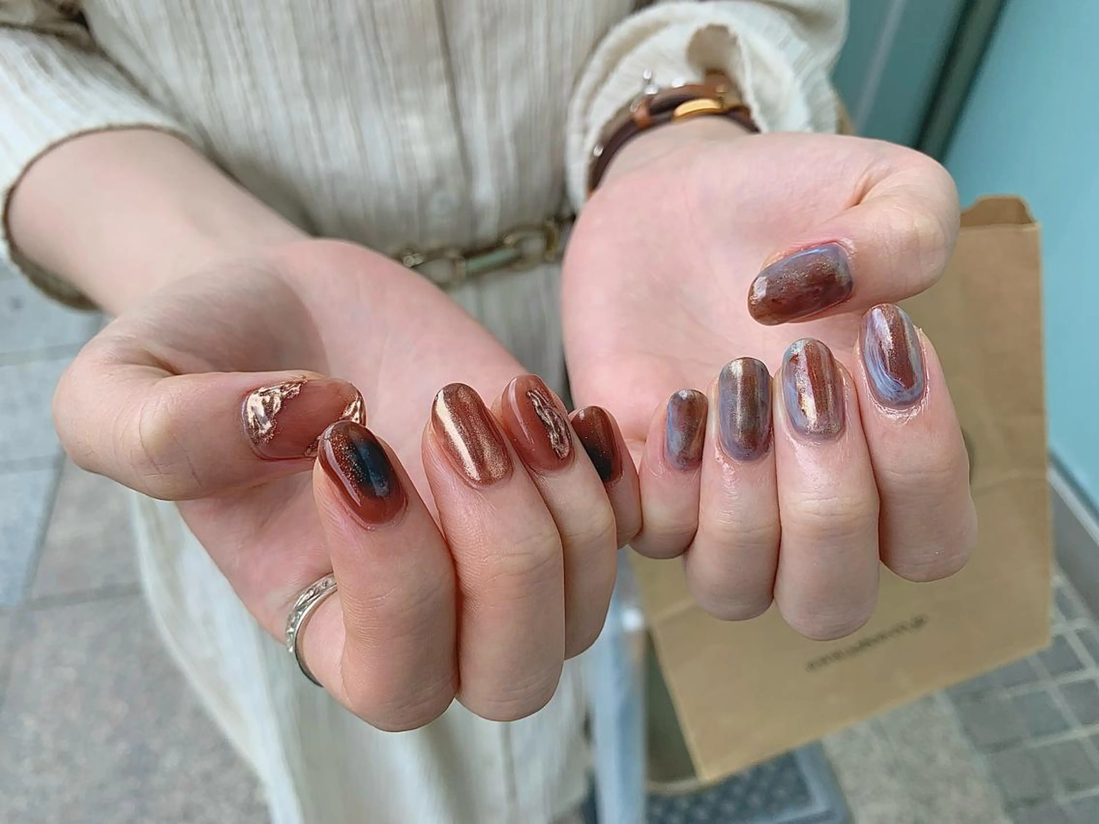 ネイル 持ち込み ハンドネイル nanika .8のネイルデザイン