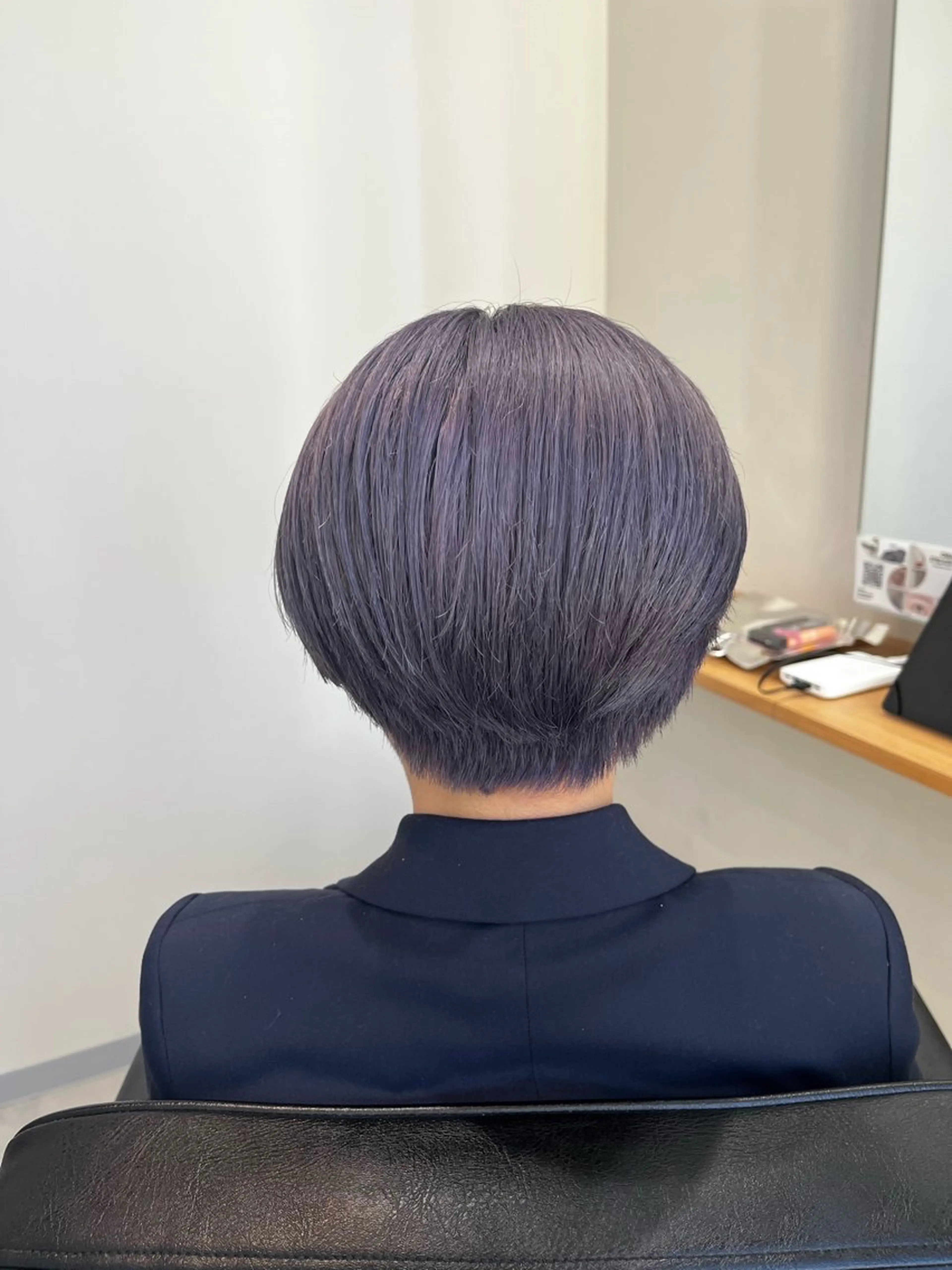 ショート カット ヘアカラー トリートメント omaフクダ 縮毛矯正/艶髪カラーのヘアスタイル