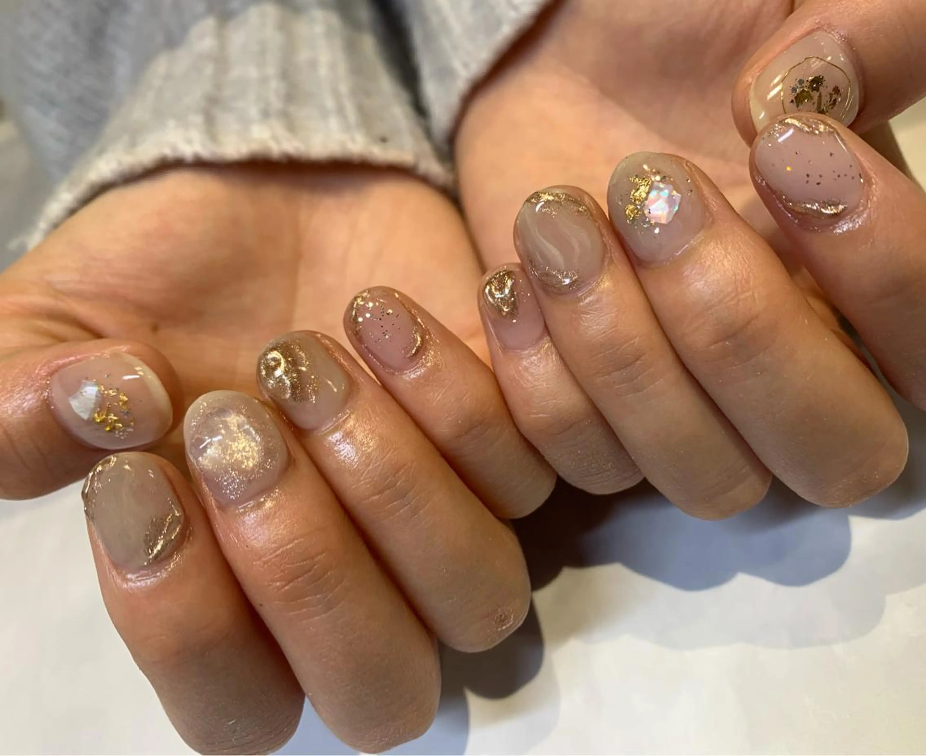 ネイル ニュアンスネイル nail＊ runa🌻のネイルデザイン