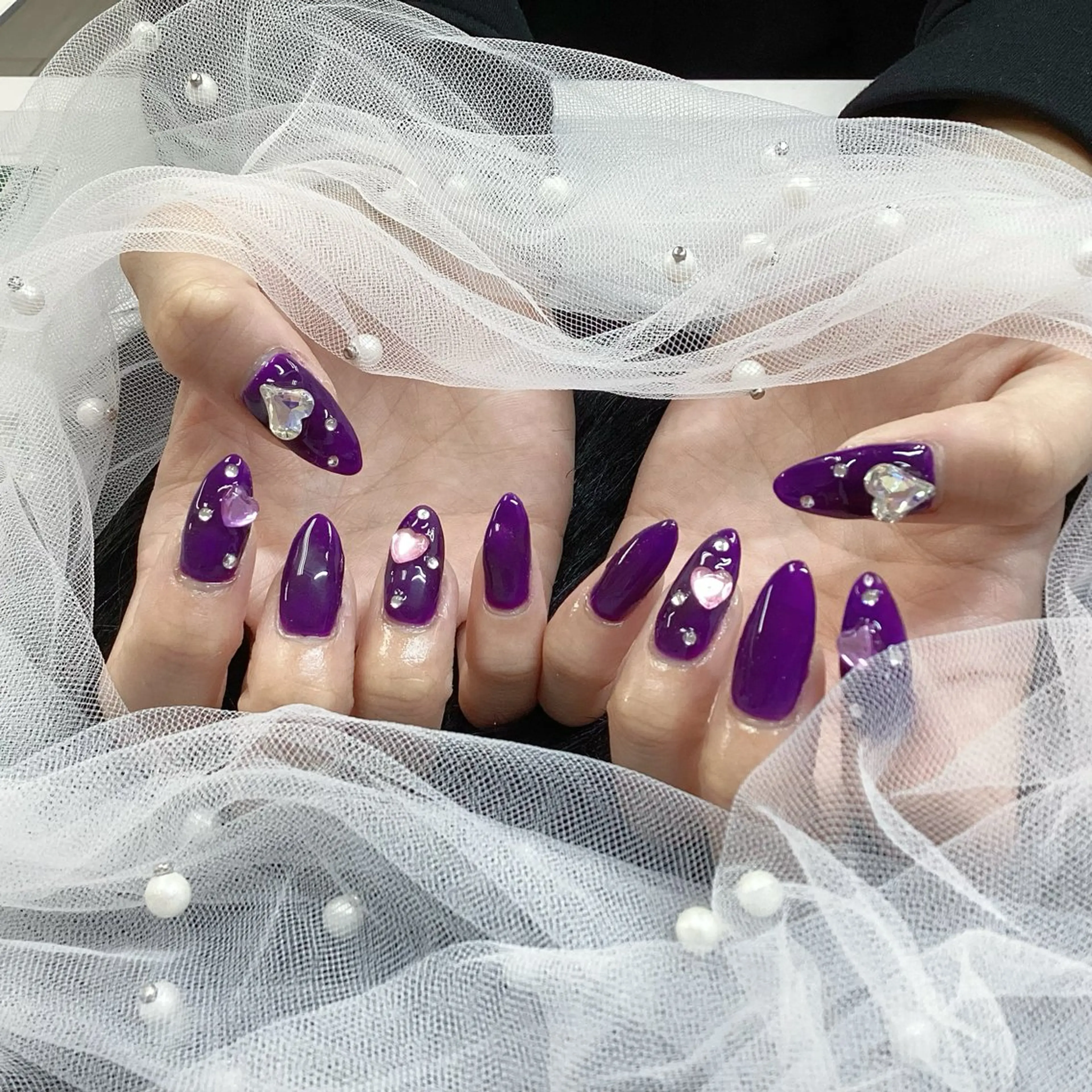 ネイル パーツ全部¥110 サロンミミのネイルデザイン