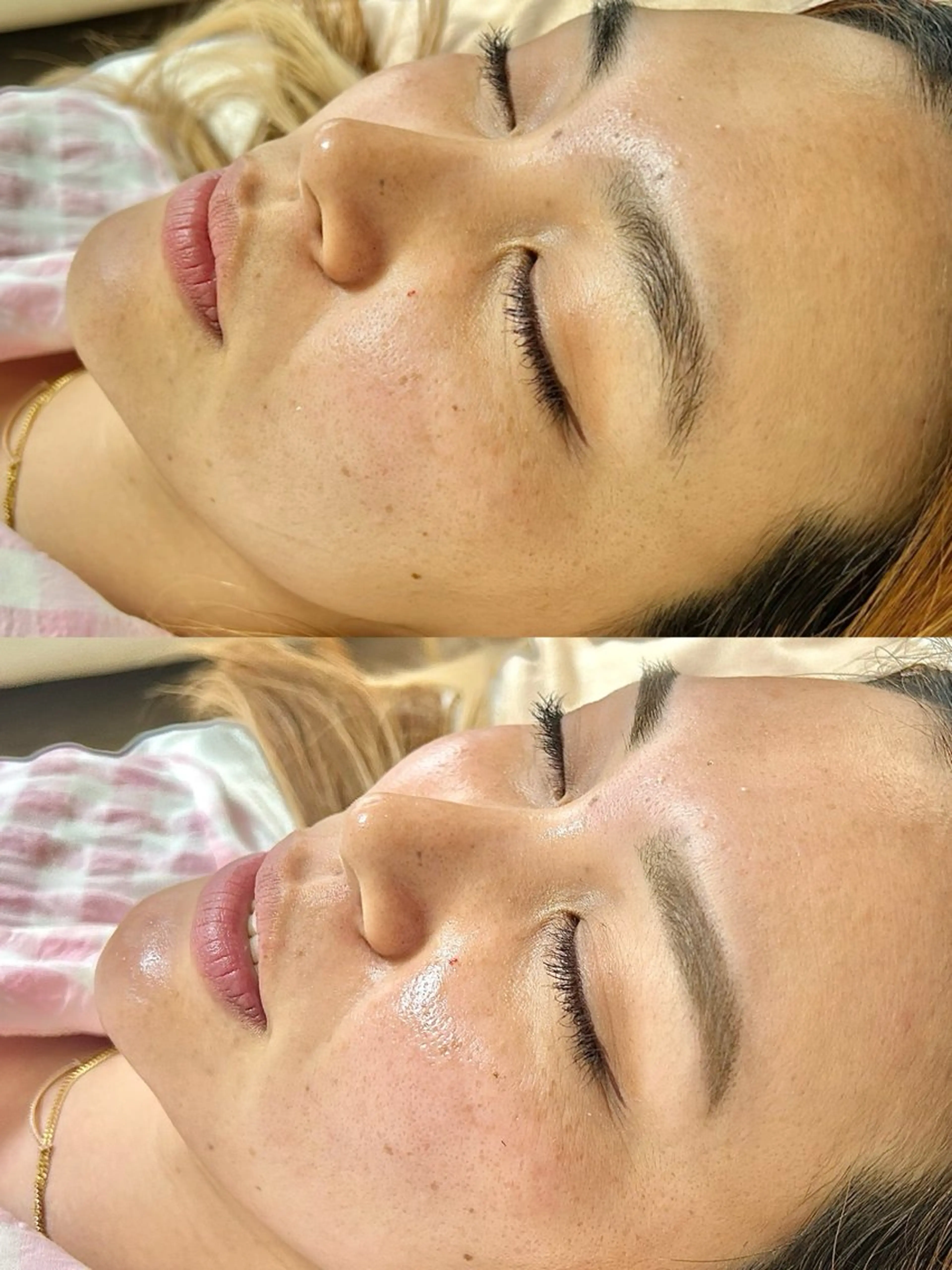 人気No.1【眉毛デザインワックス+ツヤ肌フェイシャルワックス（全顔）】🥚アフターパック付きの写真