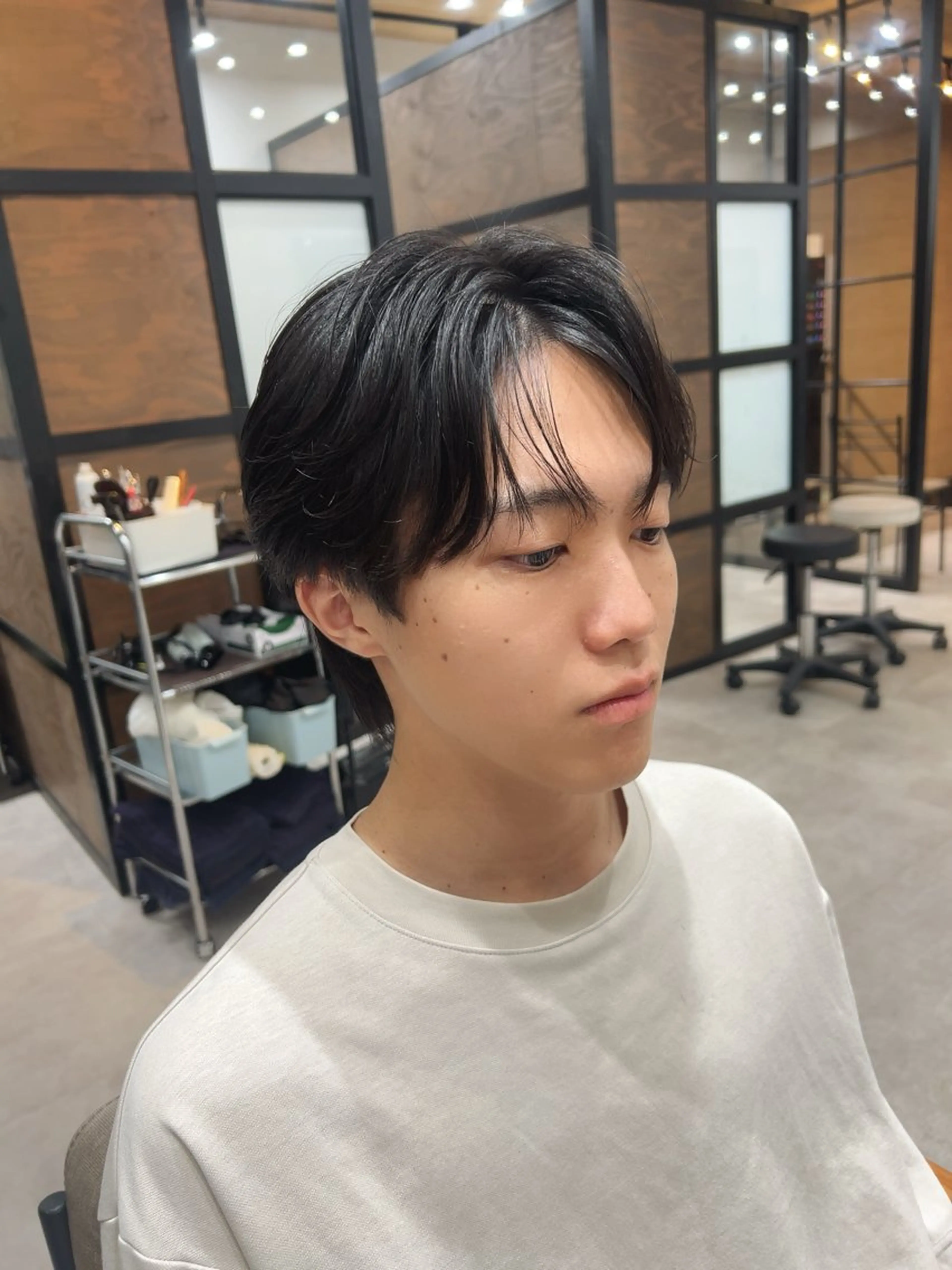 パーマ メンズ カルマパーマ メンズパーマ レイヤー/韓国/ ハッシュ/高田翼のヘアスタイル