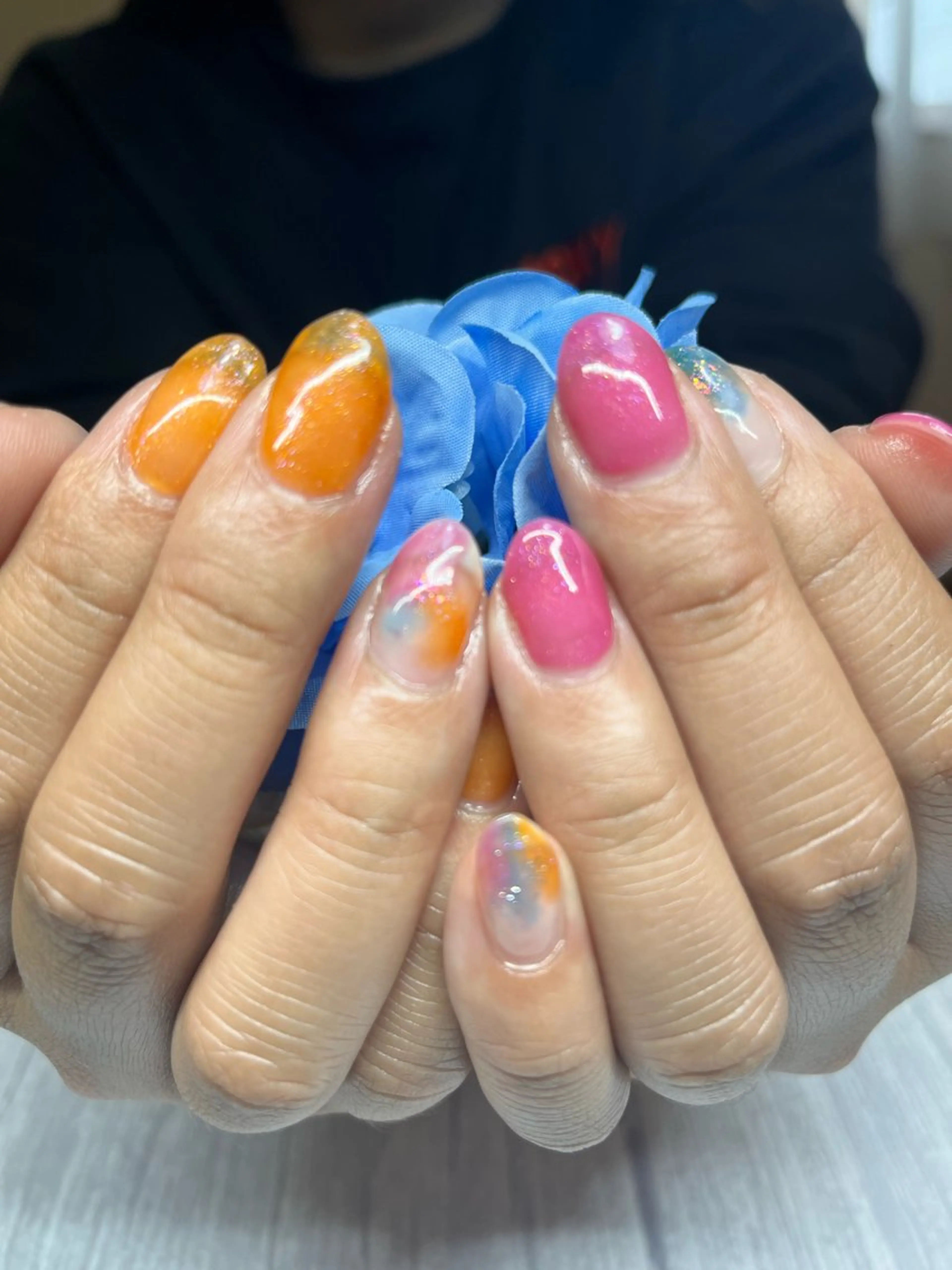 ネイル ニュアンスネイル ハンドネイル フットネイル そえはら かよのネイルデザイン