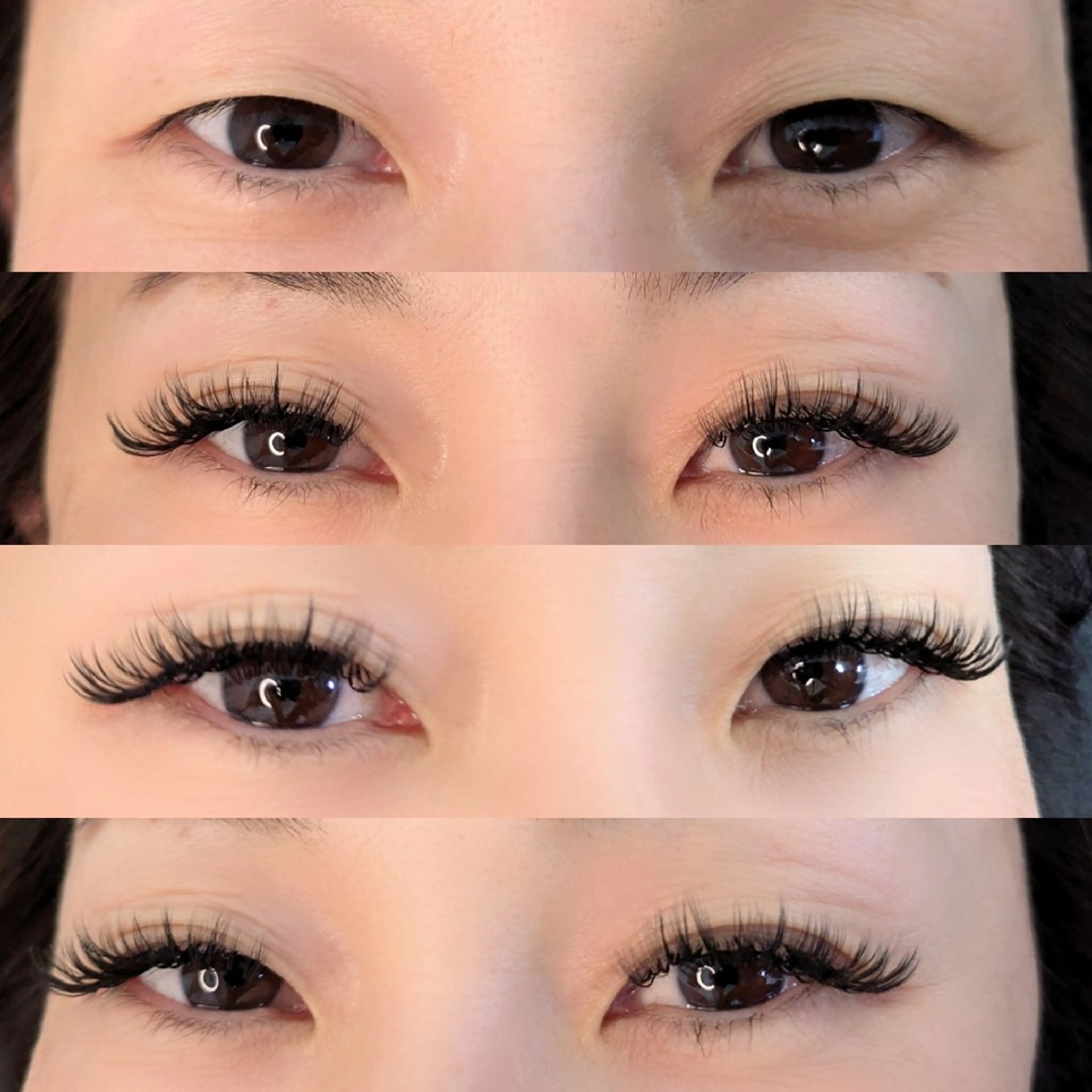 マツエク・マツパ 一重×まつ毛パーマ ボリュームラッシュ linda ABEのマツエク・マツパデザイン