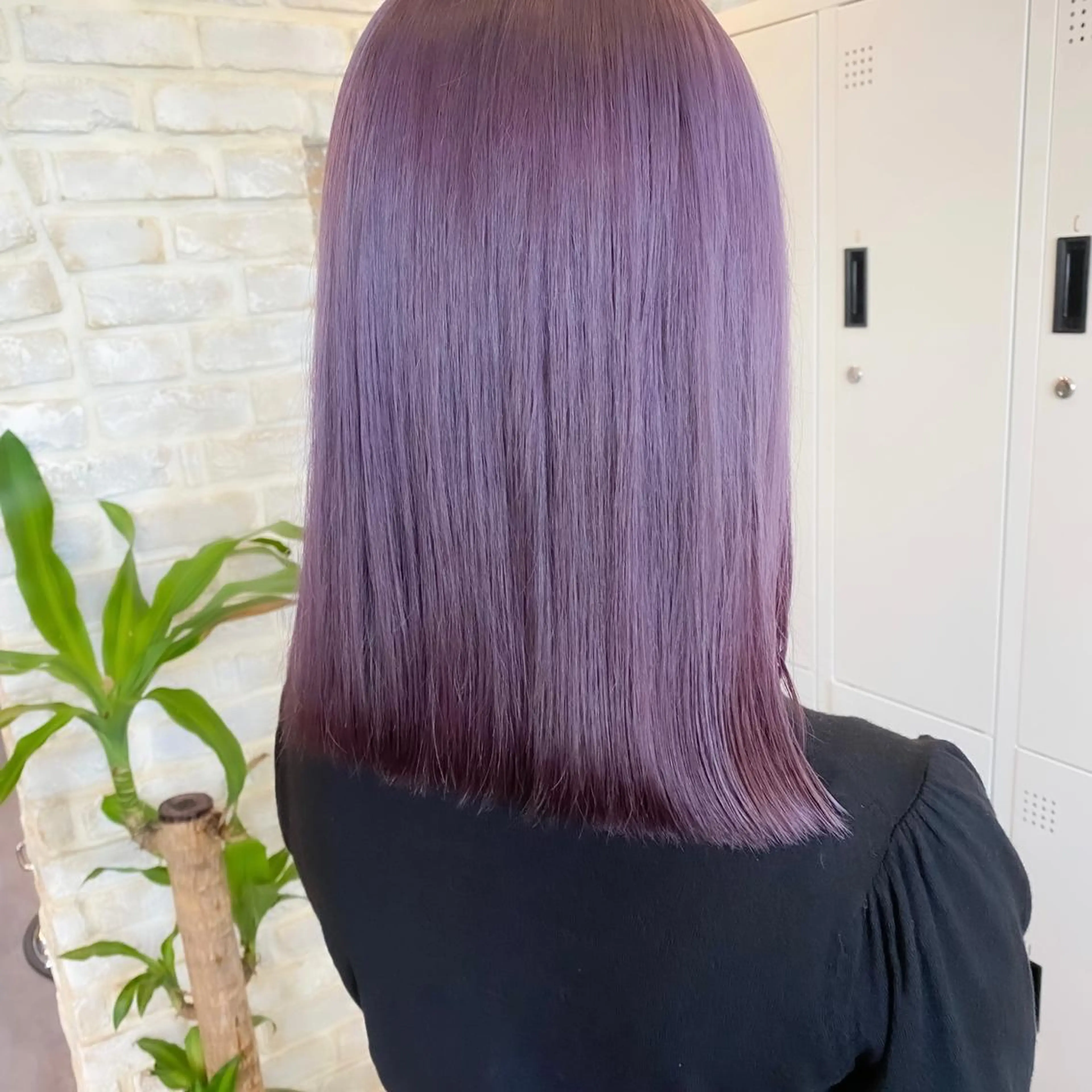 ミディアム ヘアカラー 💖透明感カラー HAYATO💖のヘアスタイル