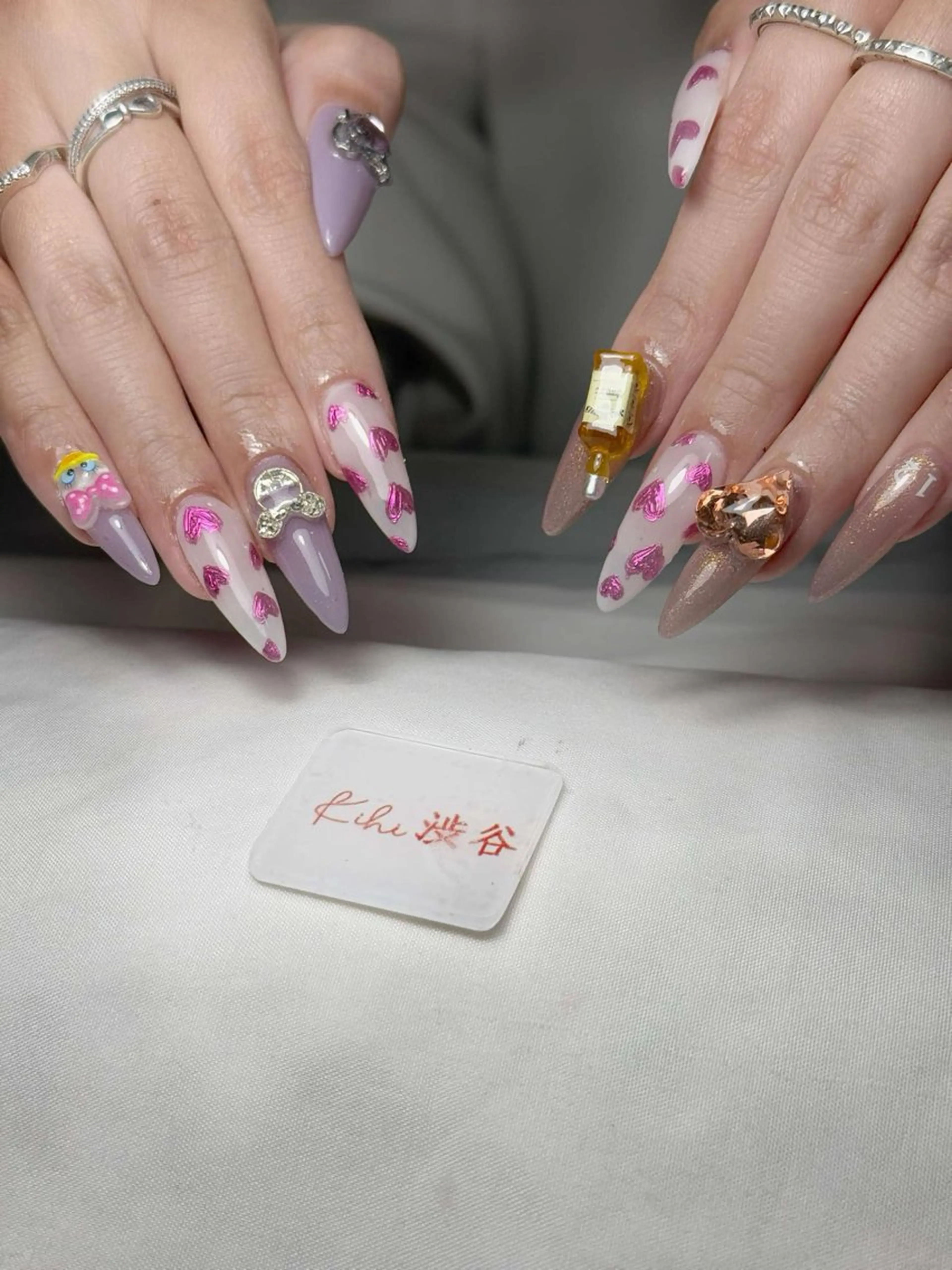 ネイル アートネイル フレンチネイル ジェルネイル グラデーション 韓国ネイル ハンドネイル 💕鈴木ユリ パラジェル/オフ無料のネイルデザイン