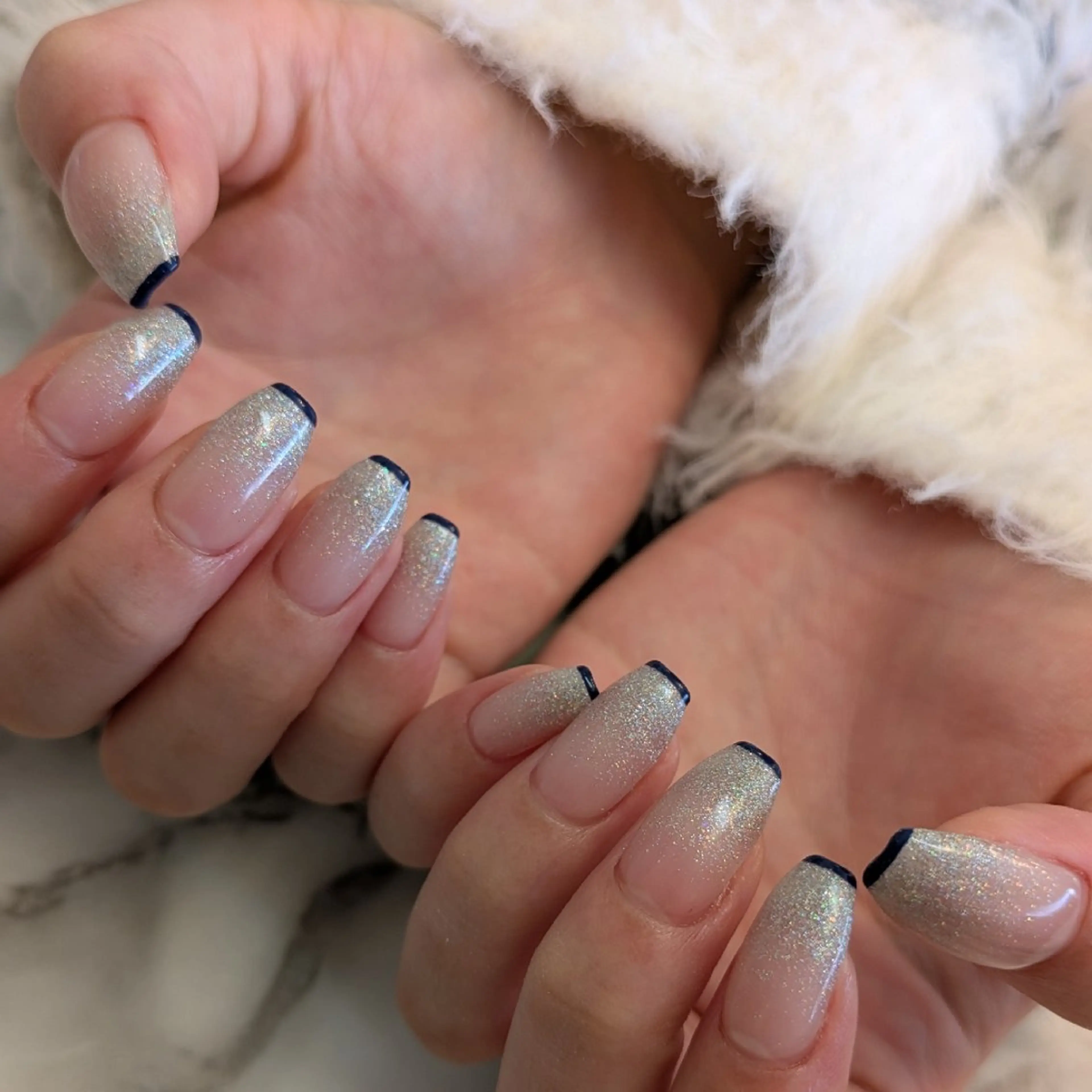 ネイル フレンチネイル ジェヌインネイル 河内のネイルデザイン