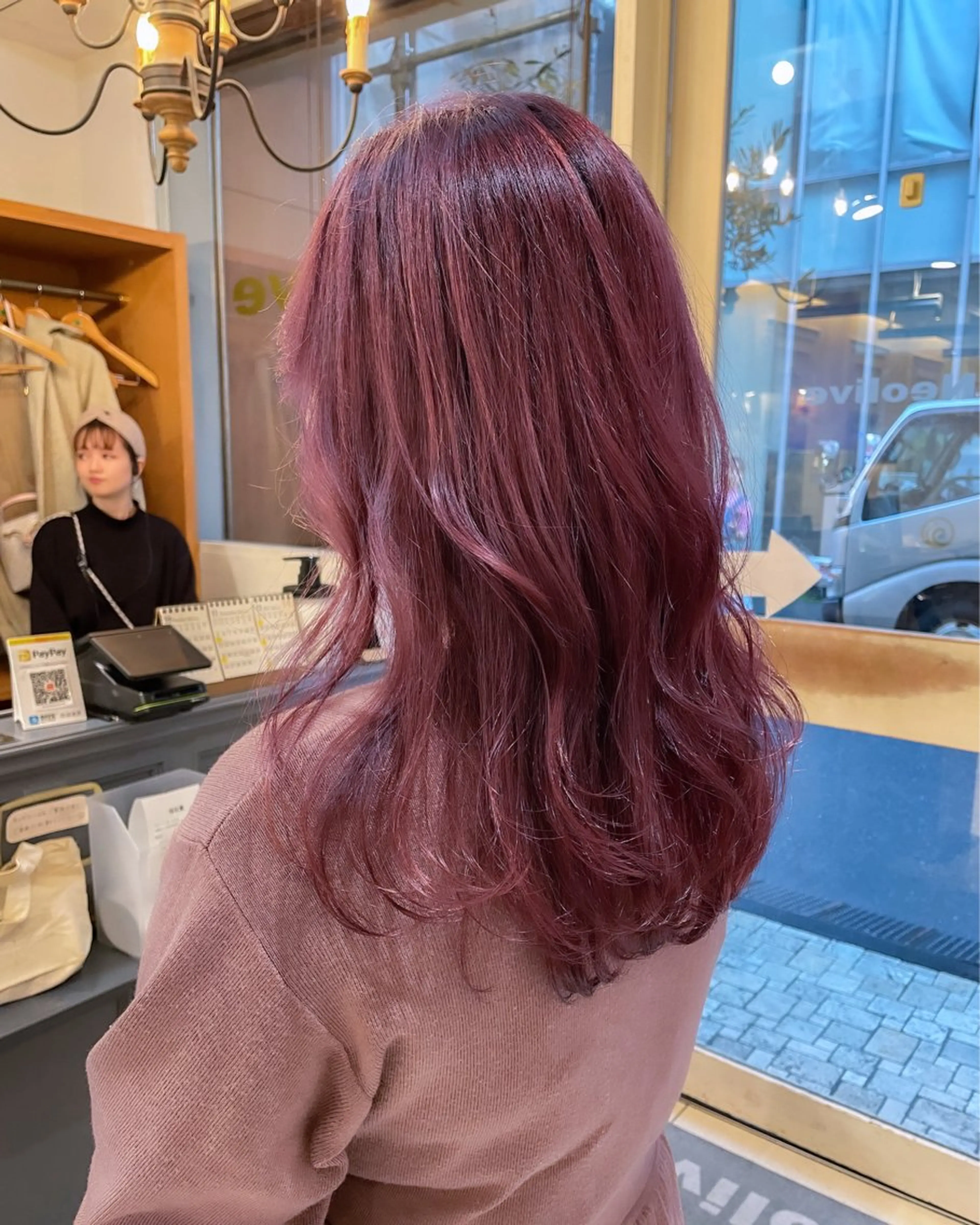 【本日限定クーポン】暖色カラー＋トリートメントの写真