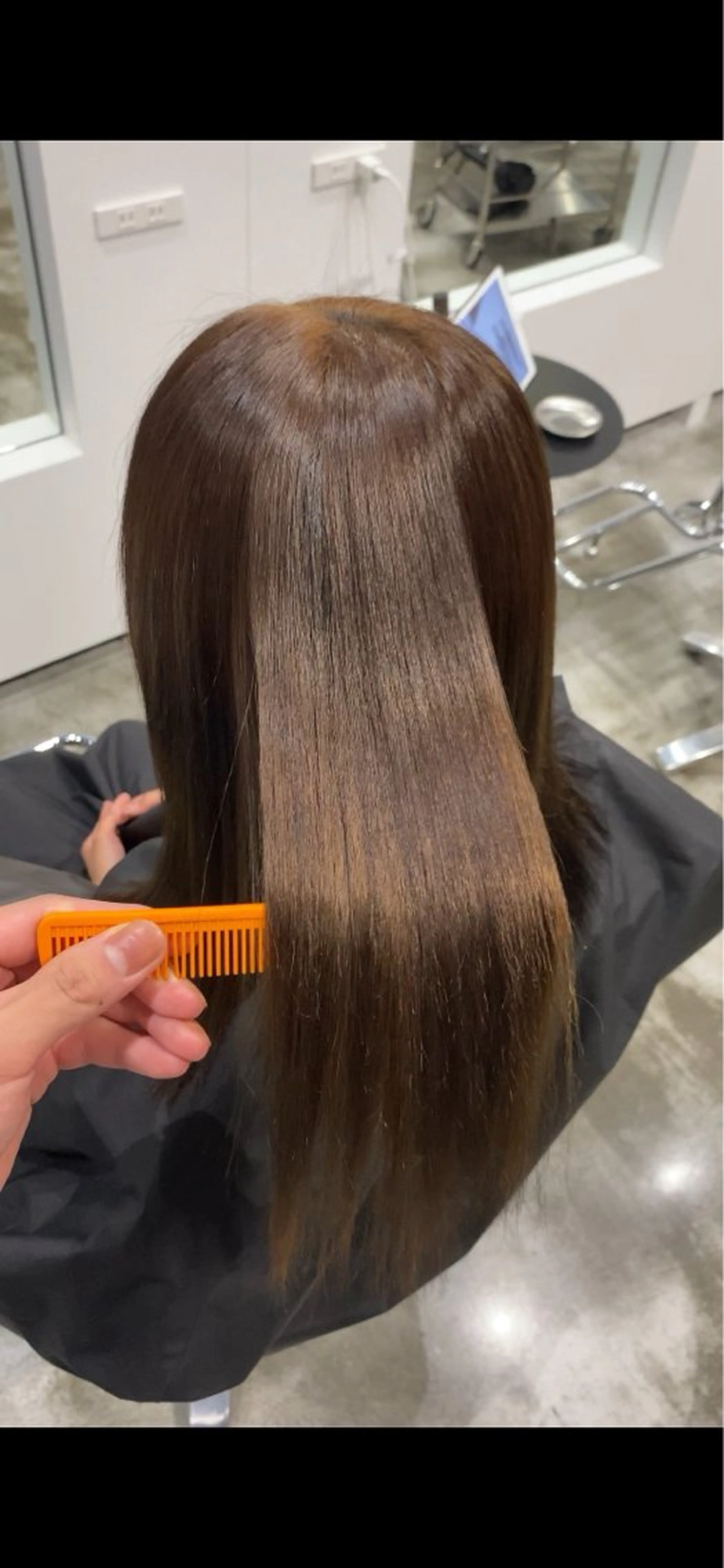 縮毛矯正の写真