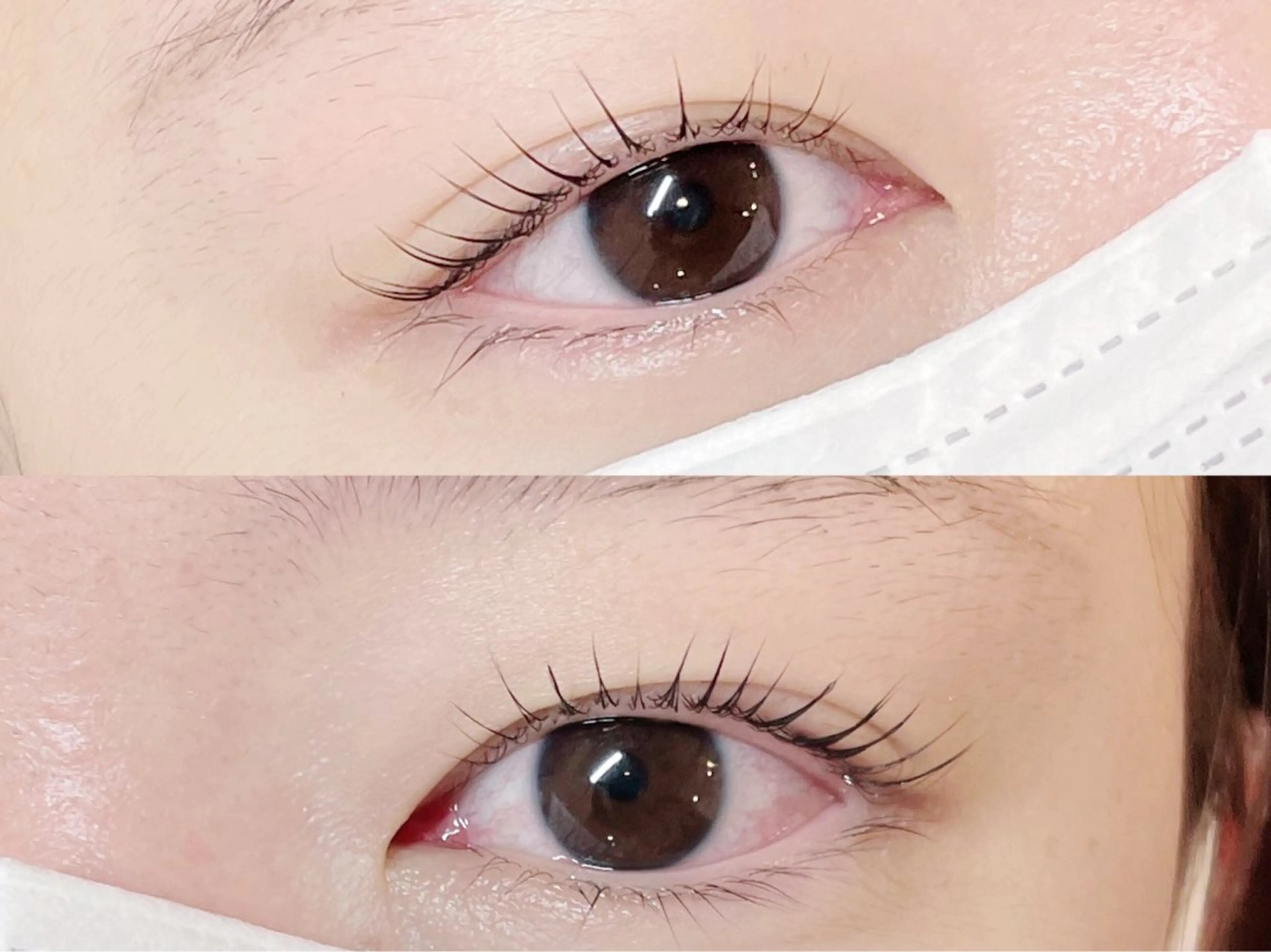 マツエク・マツパ 韓国風マツエク パリジェンヌラッシュリフト まつげパーマ 下まつげエクステ 一重×まつ毛パーマ マツパ 🎀Lino 中目黒 TAKAMI🐈のマツエク・マツパデザイン