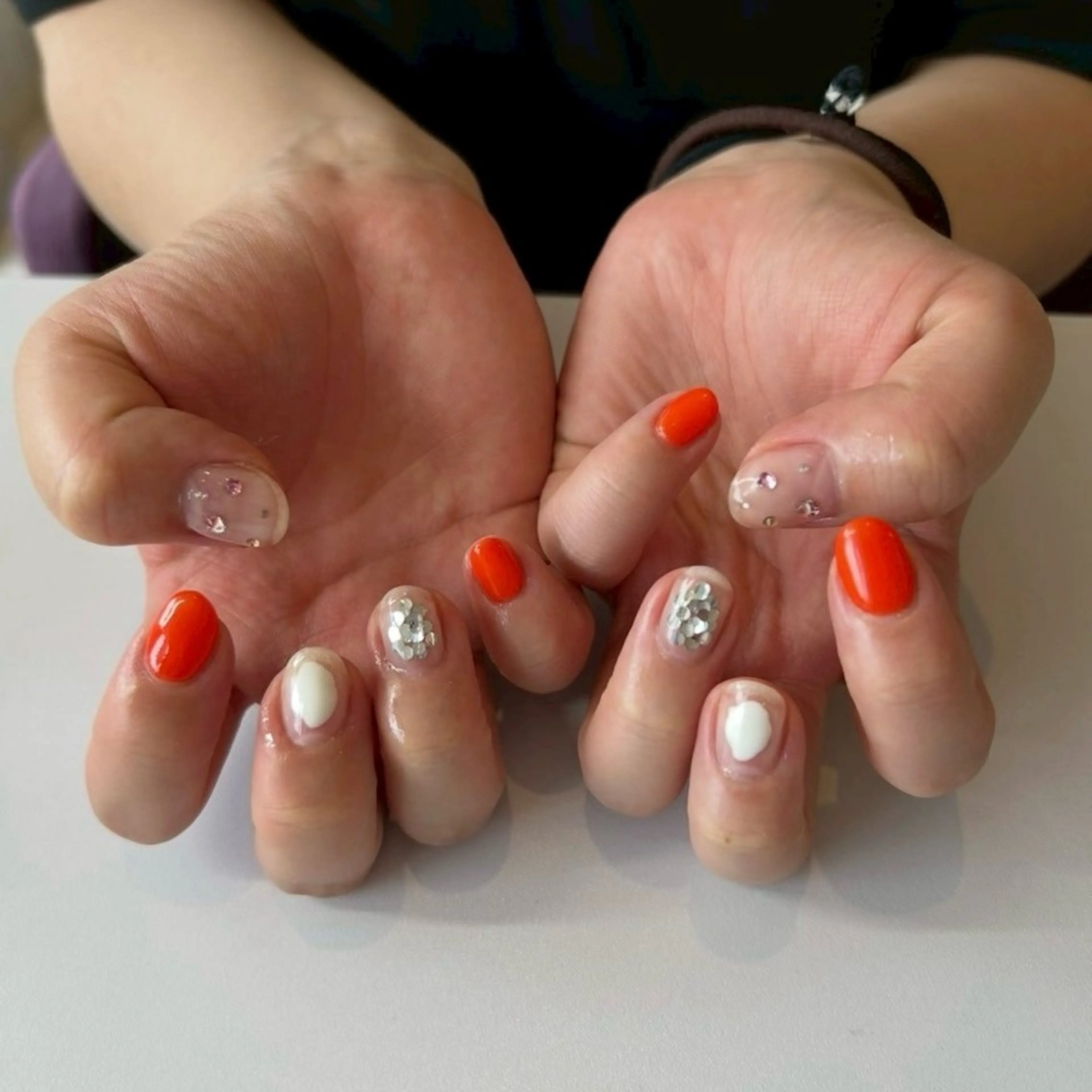 ネイル キラキラネイル REJOUIR本陣 hirayamaのヘアスタイル