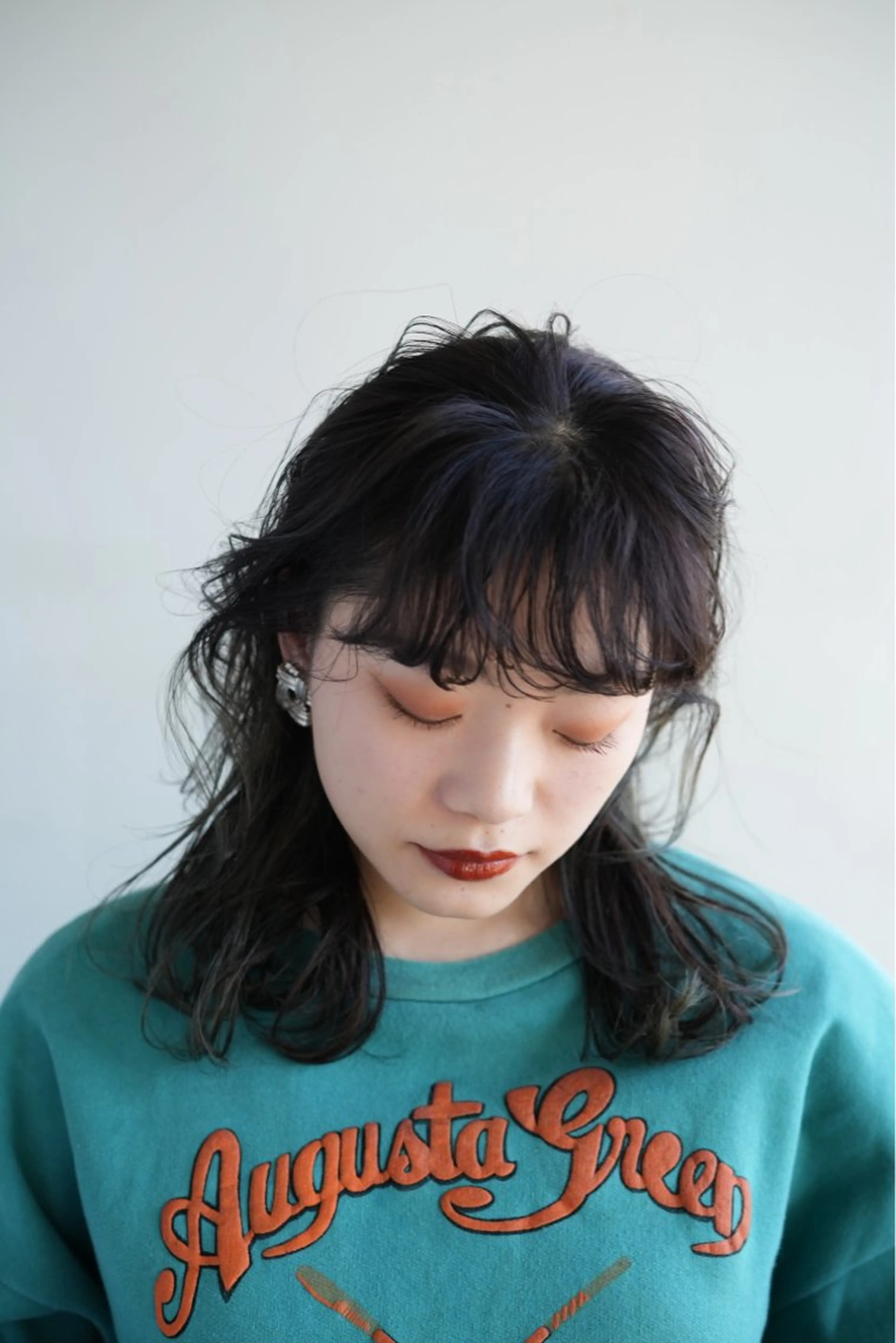 ミディアム カラー mizuho .のヘアスタイル