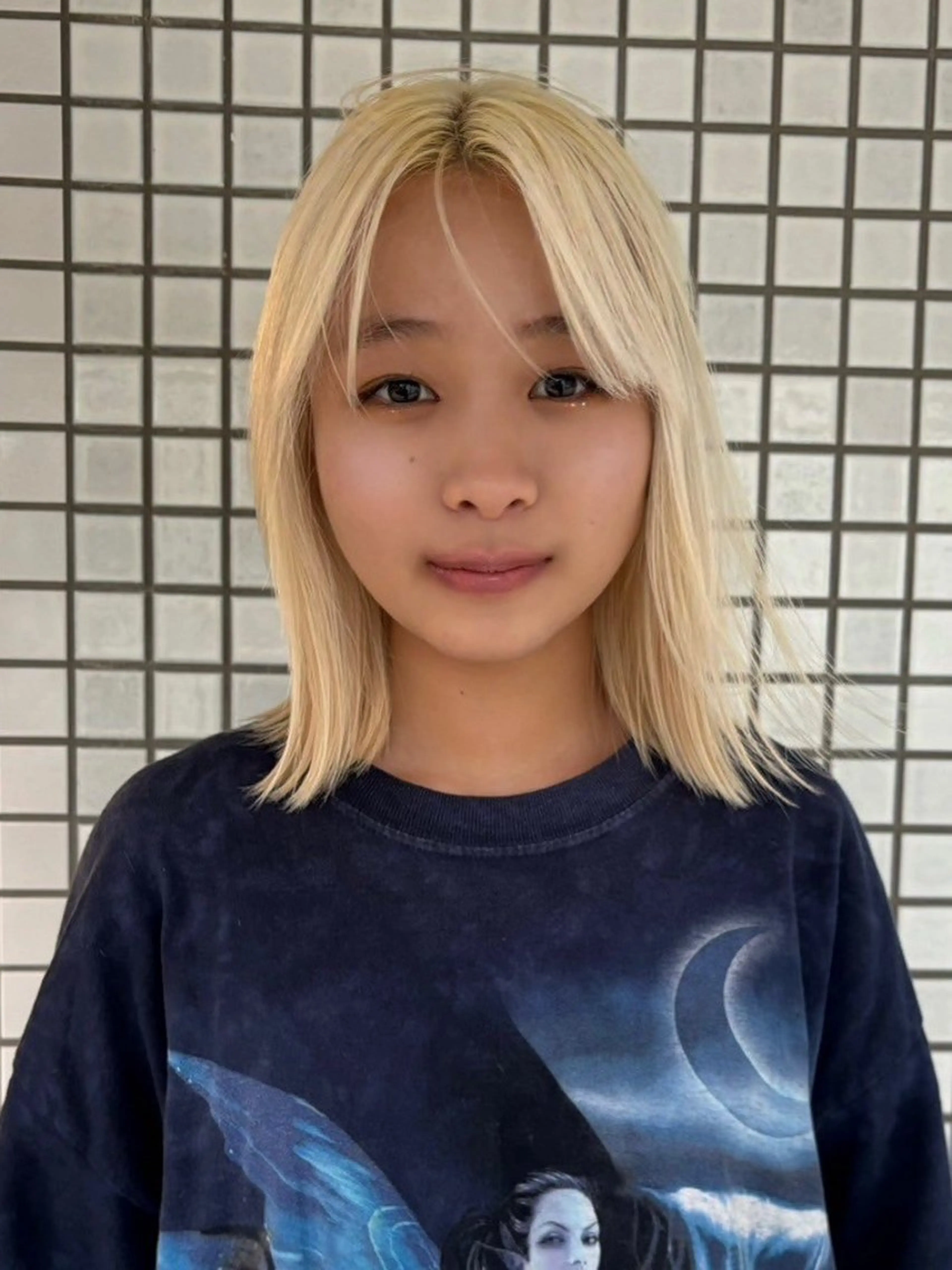 ミディアム カラー ブロンド ヘアカラー ケアブリーチ特化 same 🦈のヘアスタイル