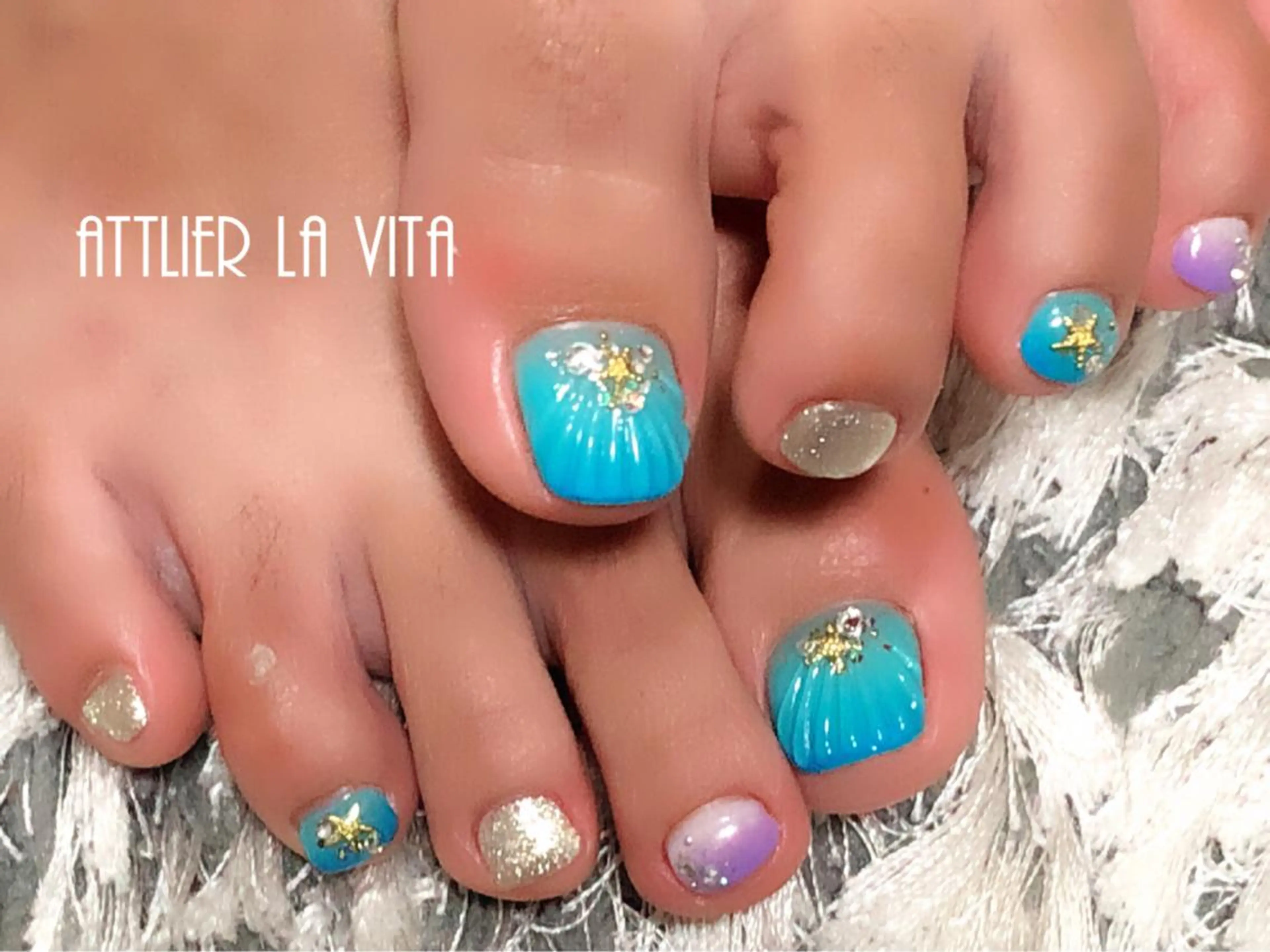 ネイル アートネイル フットネイル atelier la vita所属・lavita. mimuraのネイルデザイン