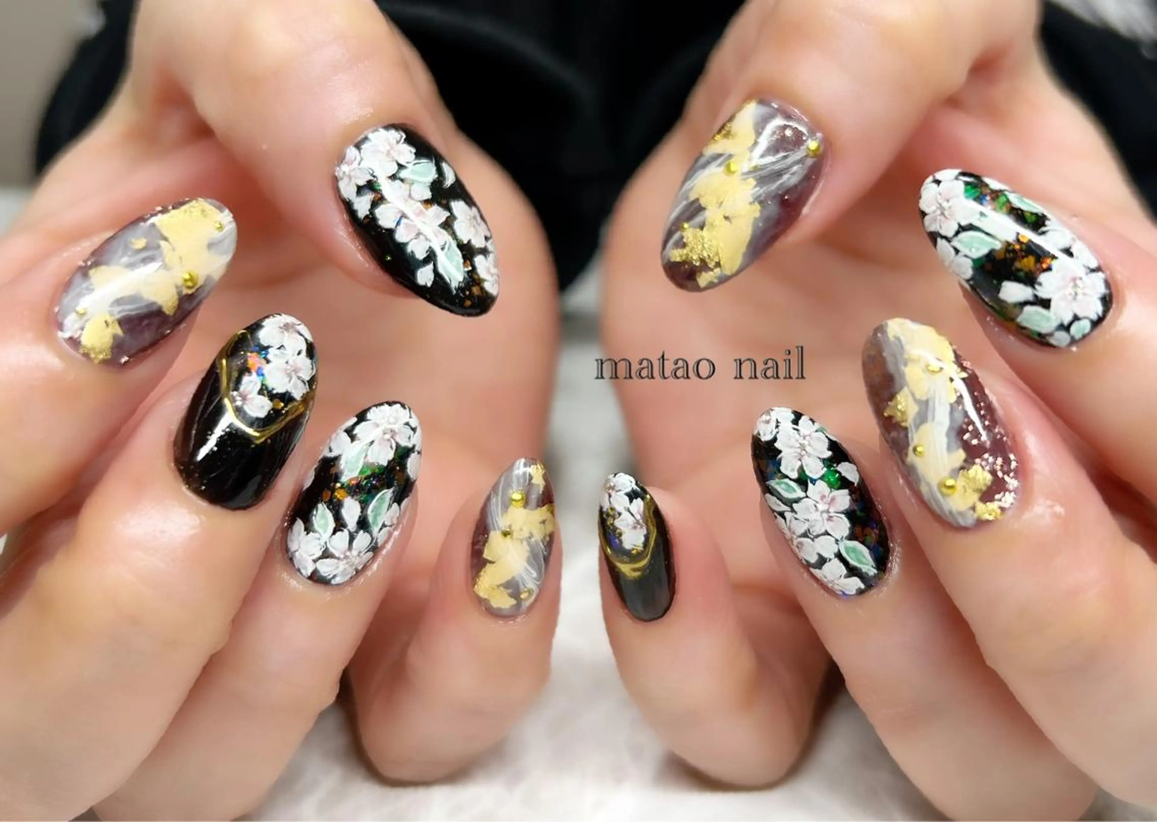 ネイル 桜ネイル ハンドネイル フットネイル matao nailの眉毛・アイブロウイメージ