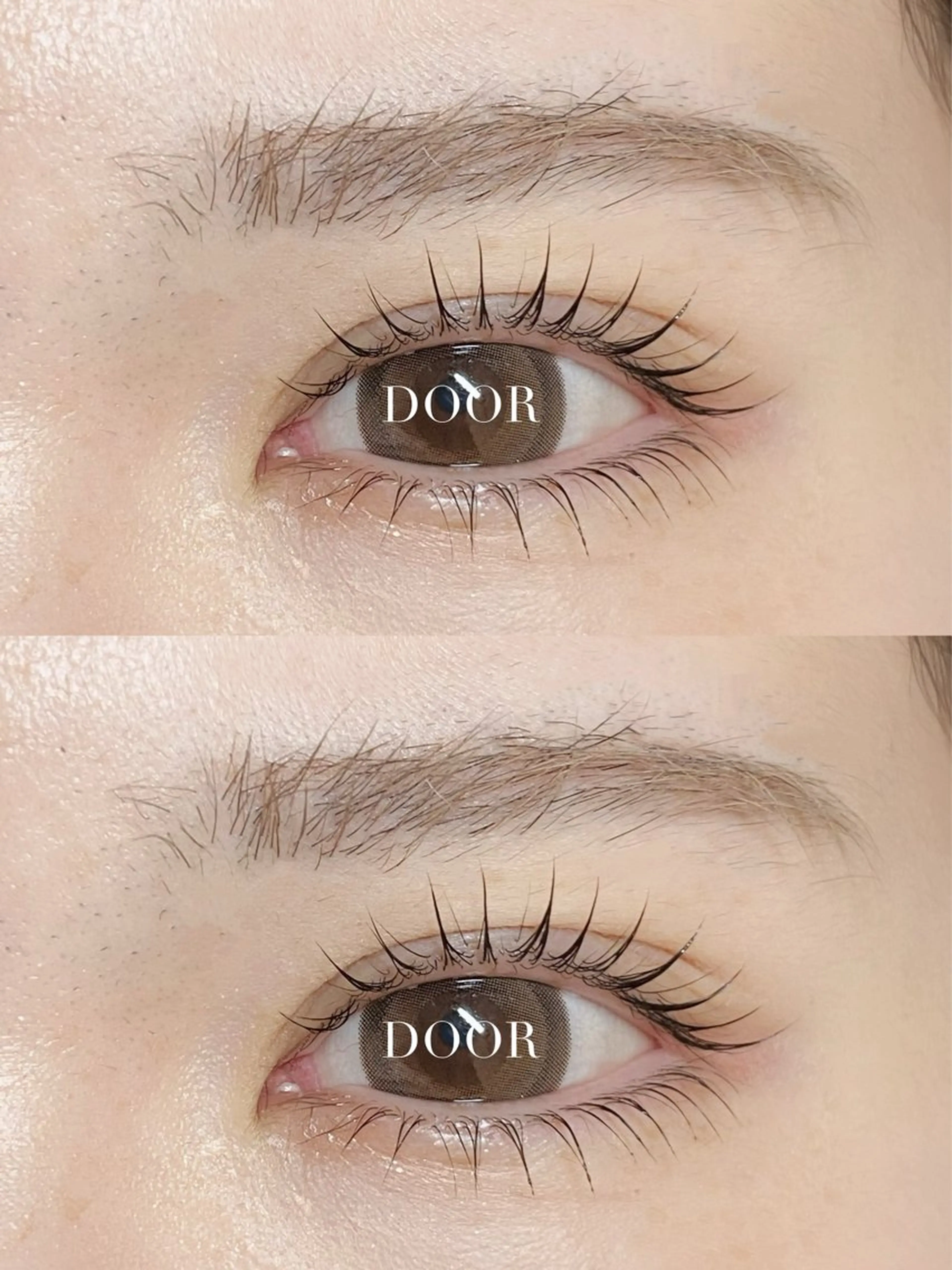 マツエク・マツパ 下まつげエクステ 一重×まつ毛パーマ マツパ RINA 💜のマツエク・マツパデザイン