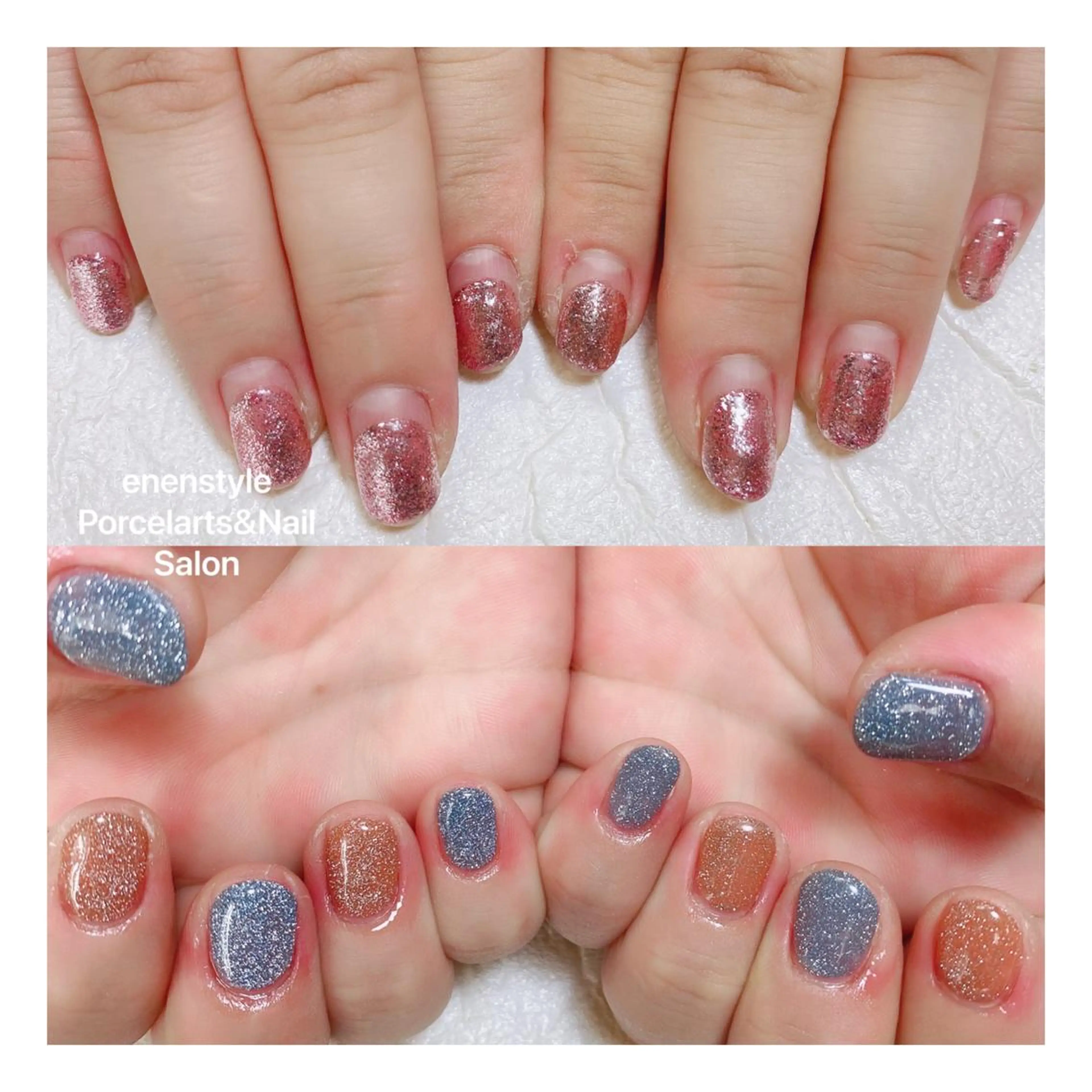 ショート ネイル ハンドネイル 👑enen style👑のネイルデザイン