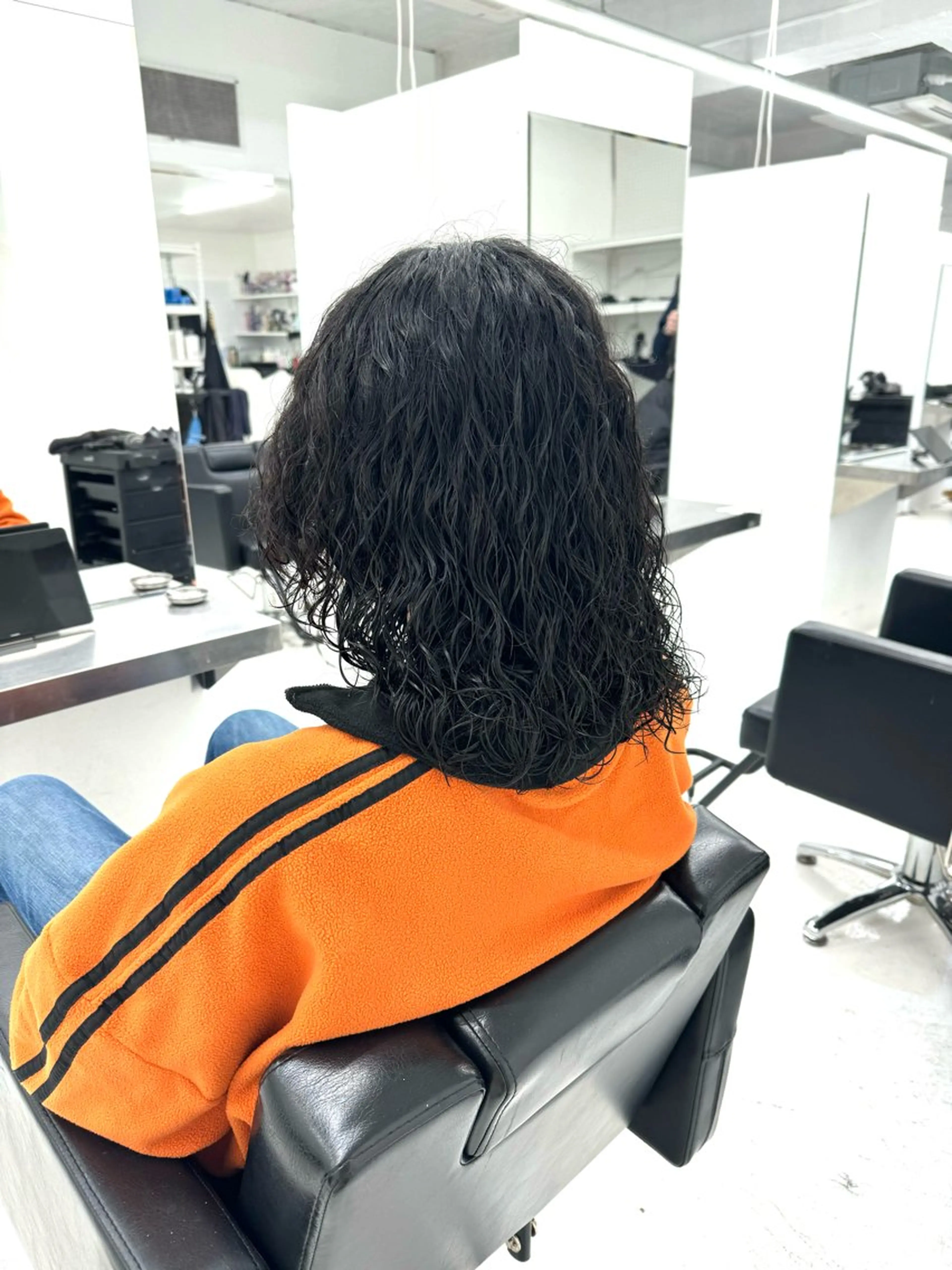 ロング パーマ メンズ ヘアカラー 柏メンズカットパーマ NO.1タイチのヘアスタイル