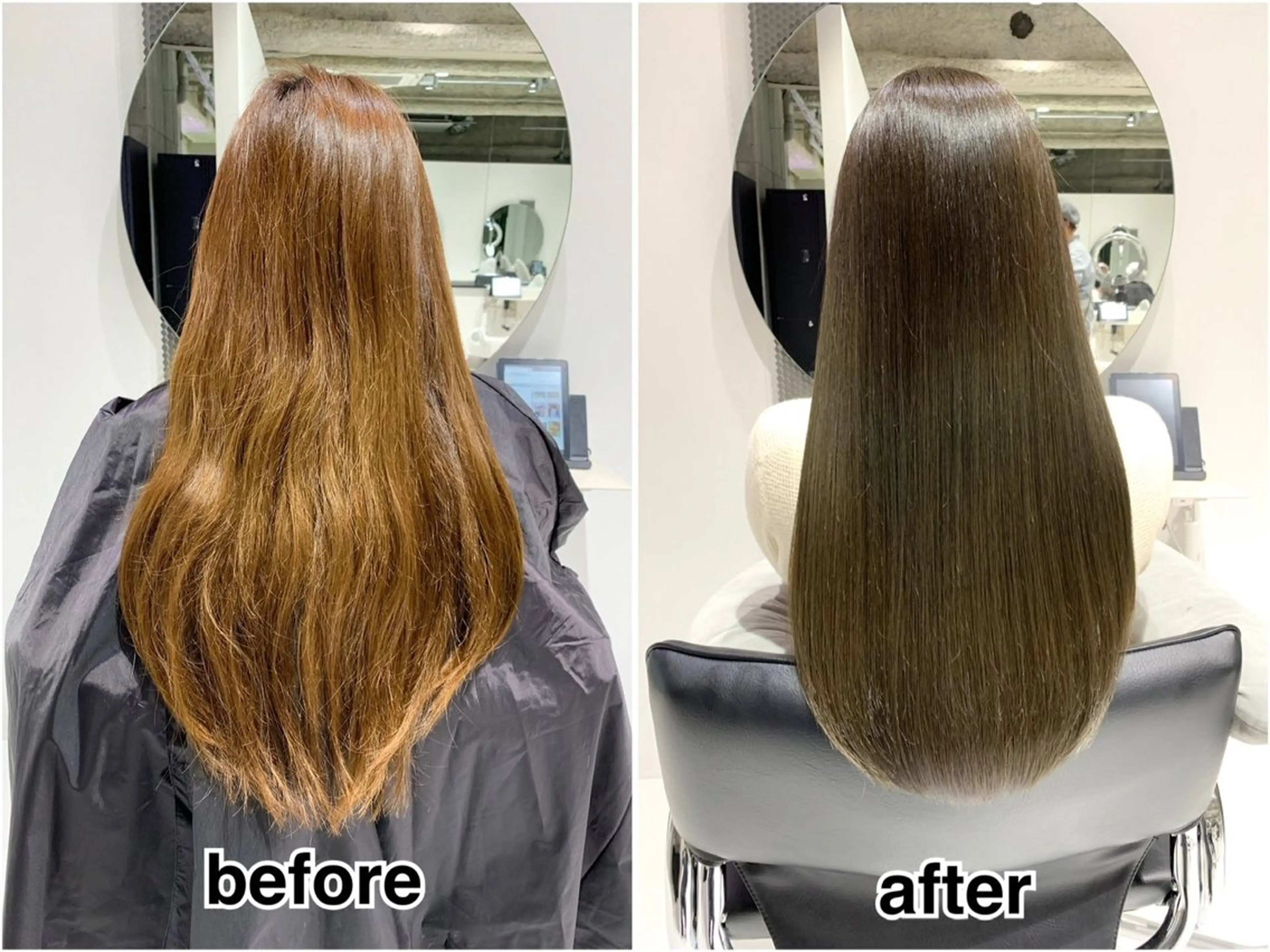 🏵️カット+カラー+髪質改善ULTOWAトリートメント+マイクロバブル🏵️の写真