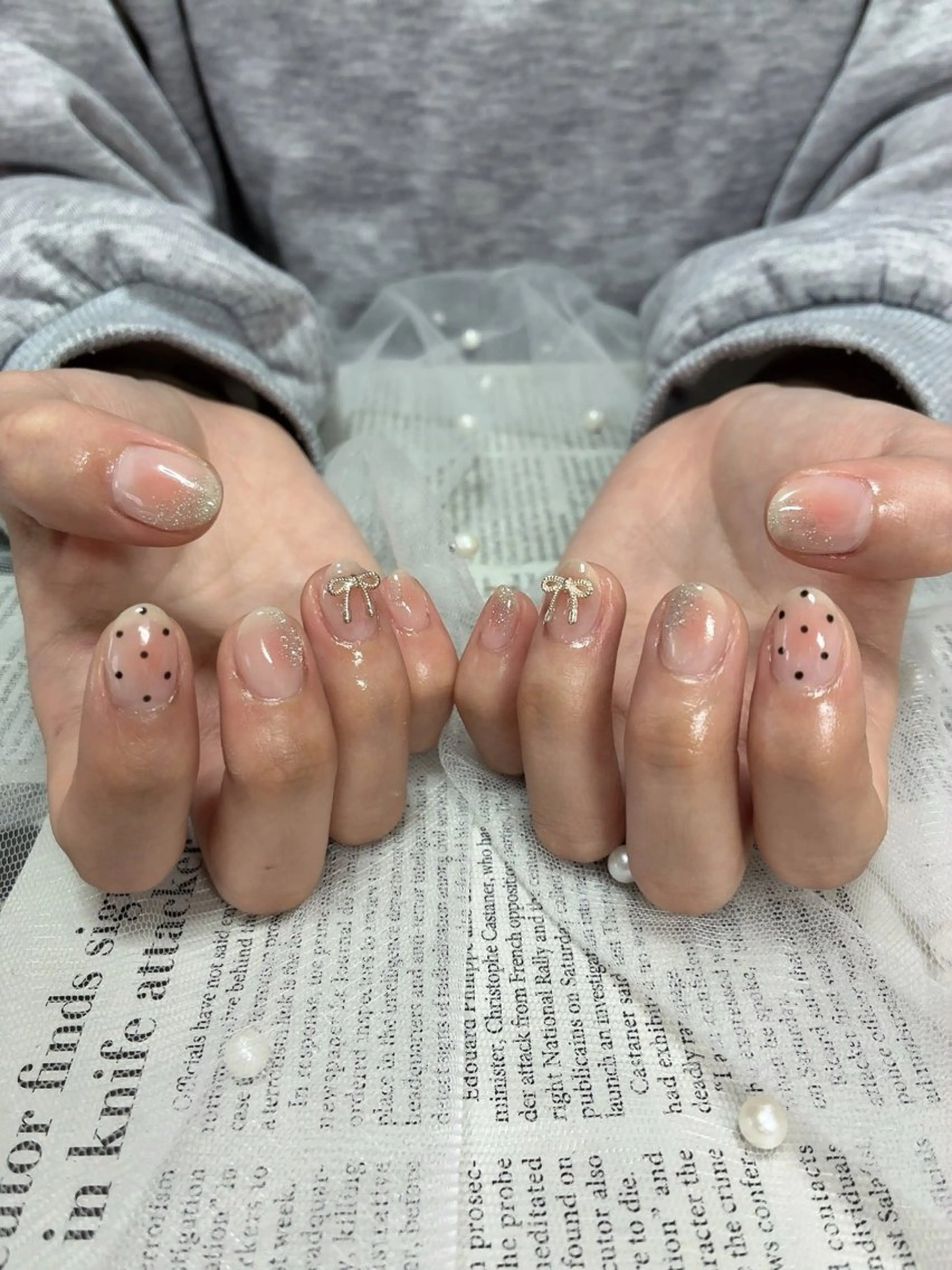 ネイル ワンホンネイル shiki_nail 🪐のネイルデザイン