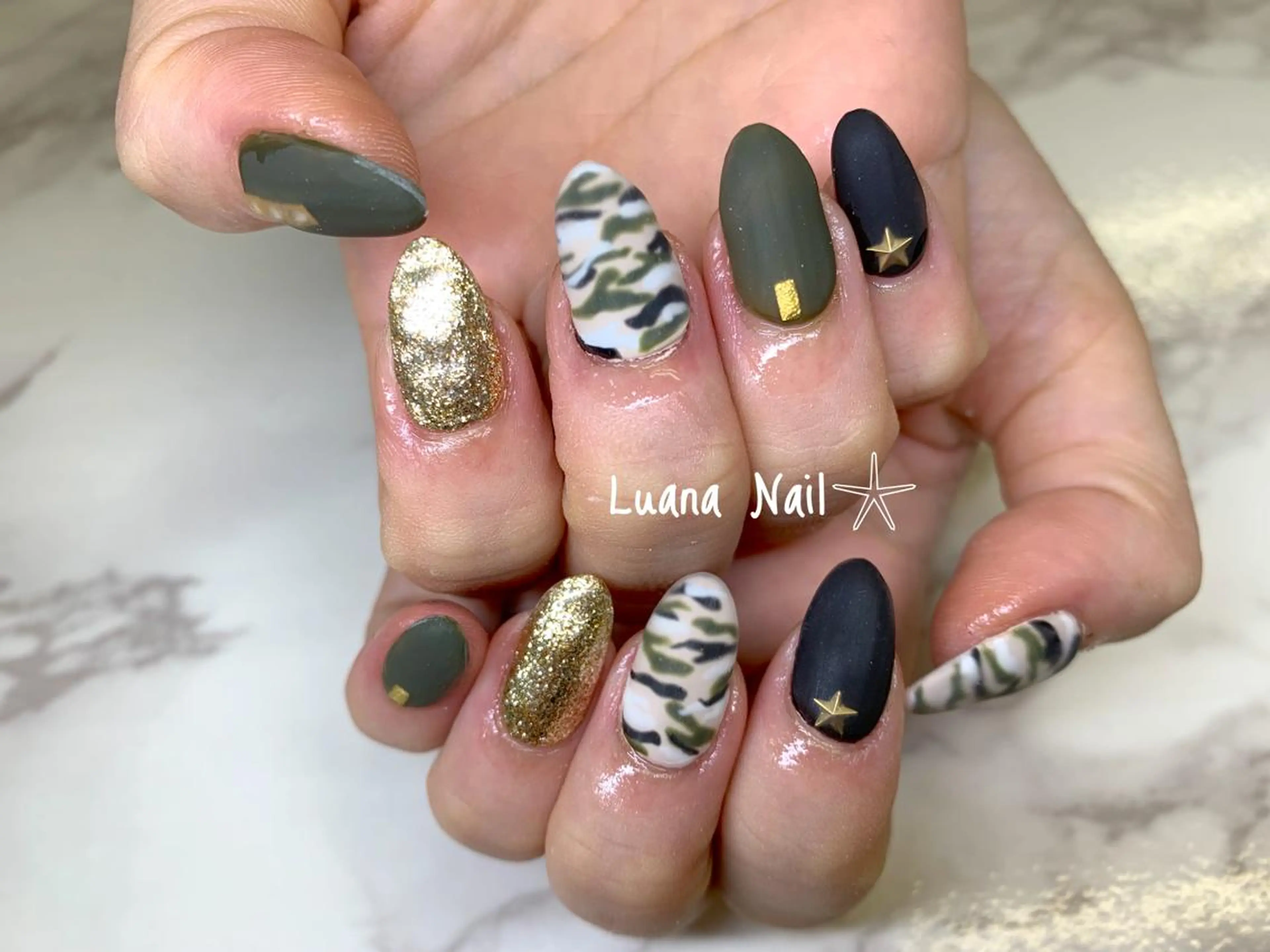 ネイル マットネイル ハンドネイル BeauJu by Luana Nail所属・BeauJu by Luana Nailのネイルデザイン