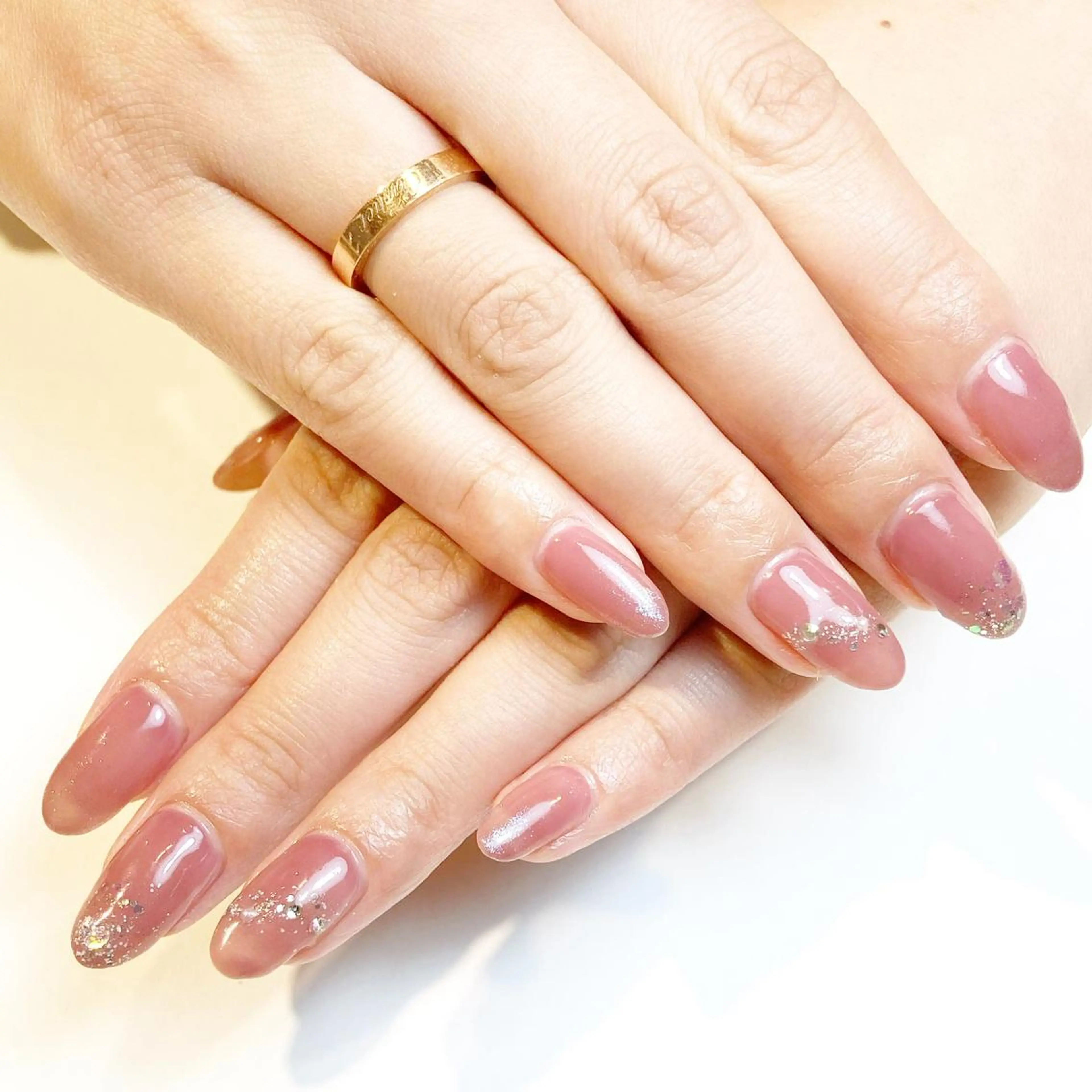 ネイル オフィスネイル シンプルネイル ハンドネイル NailSalon liberのネイルデザイン