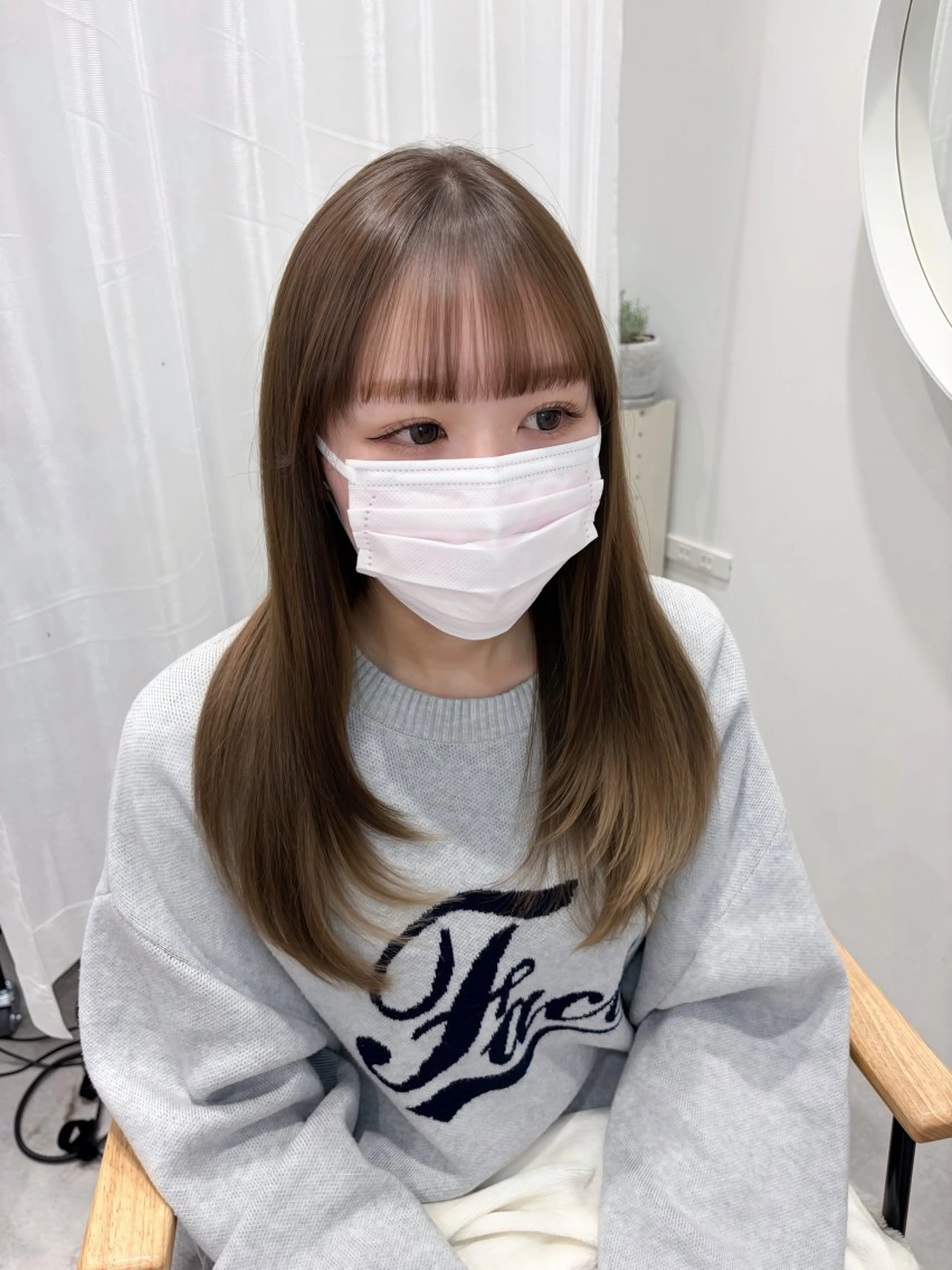 ロング カラー 髪質改善 HALO hair salon【ヘイロー】所属・髪質改善/レイヤー/ ダブルカラー🍀るなのヘアスタイル