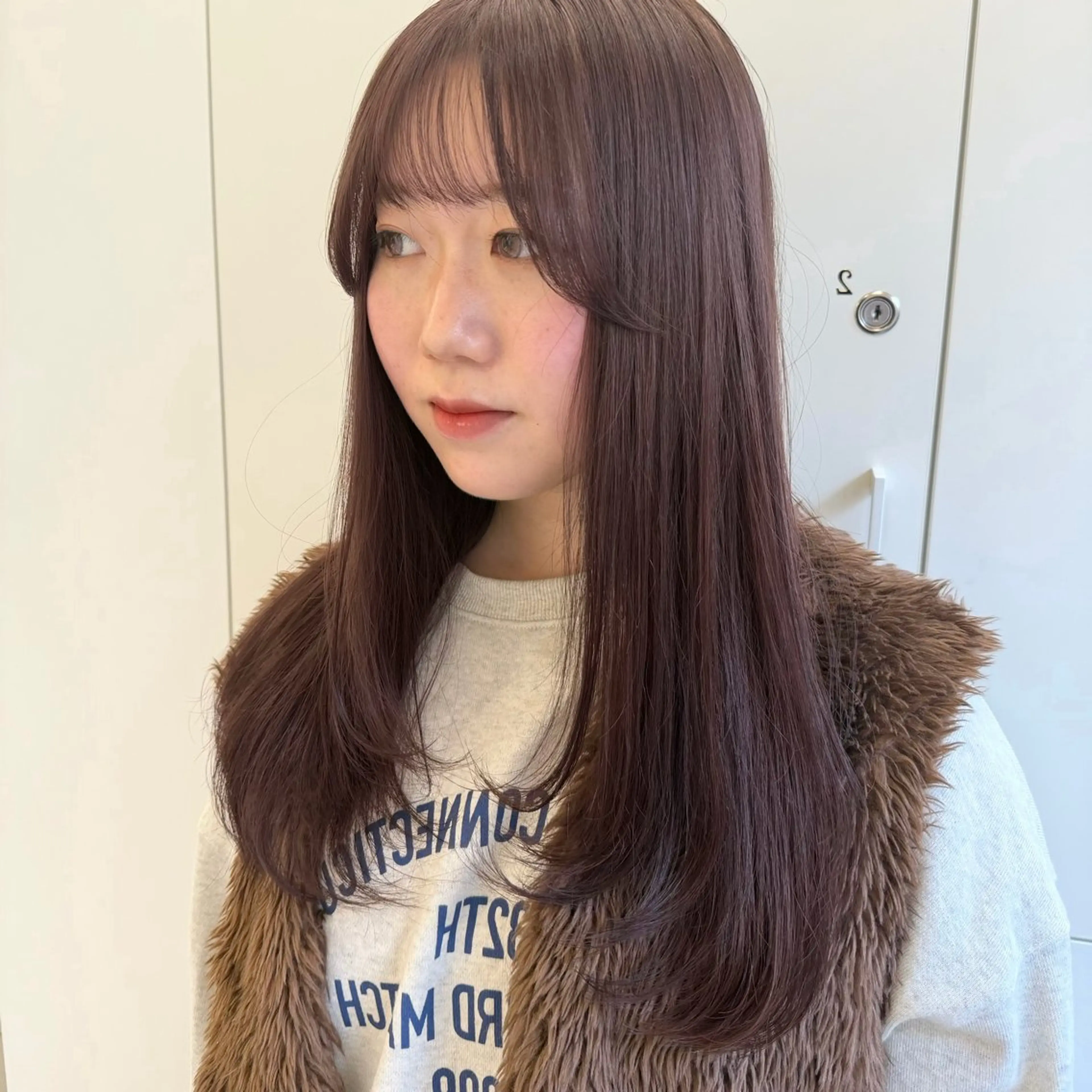 ロング カラー カット ヘアカラー トリートメント ParveMix 🩶🫧入江 香名のヘアスタイル