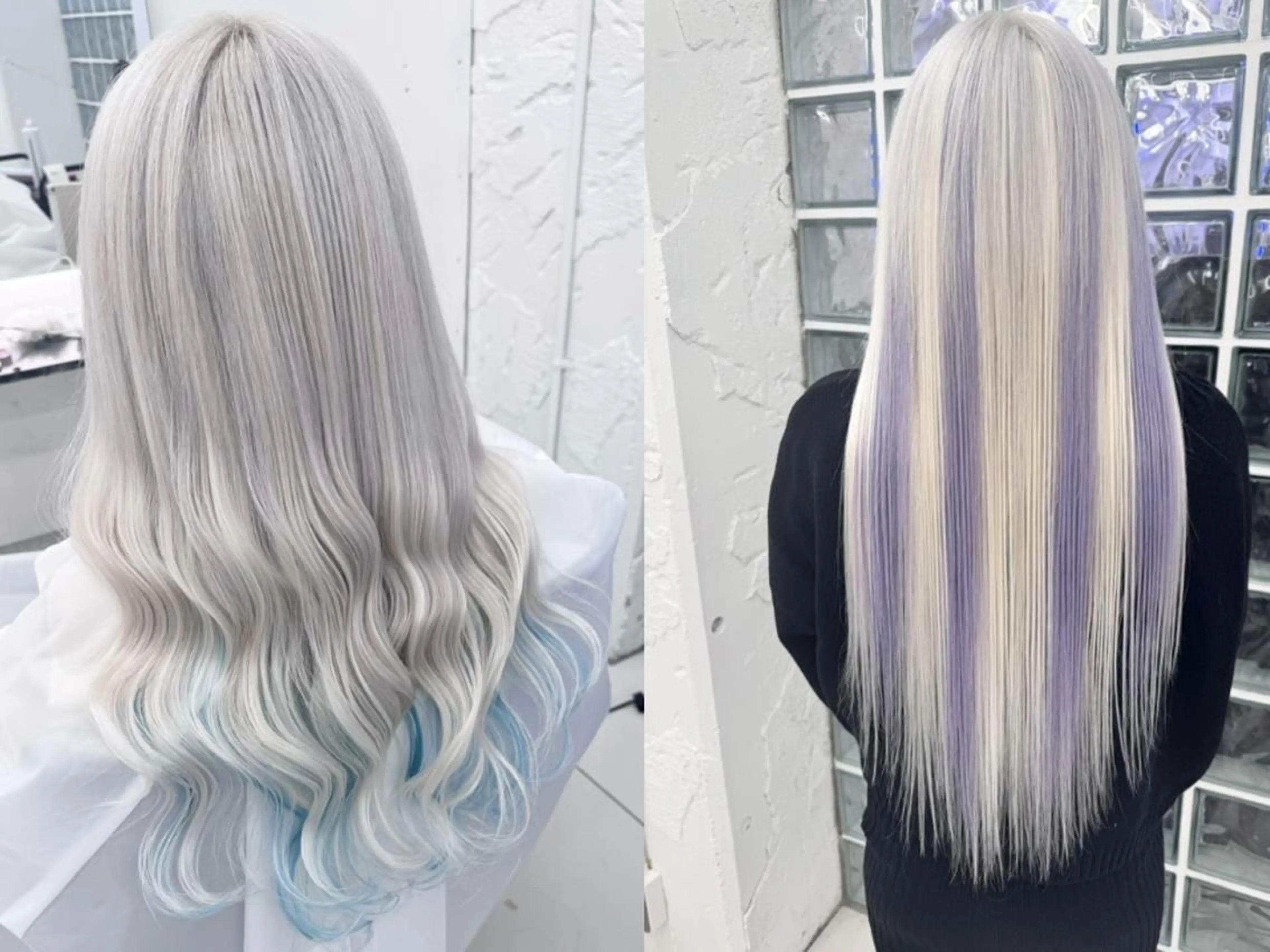 ロング ヘアカラー エクステ Rover 錦のヘアスタイル